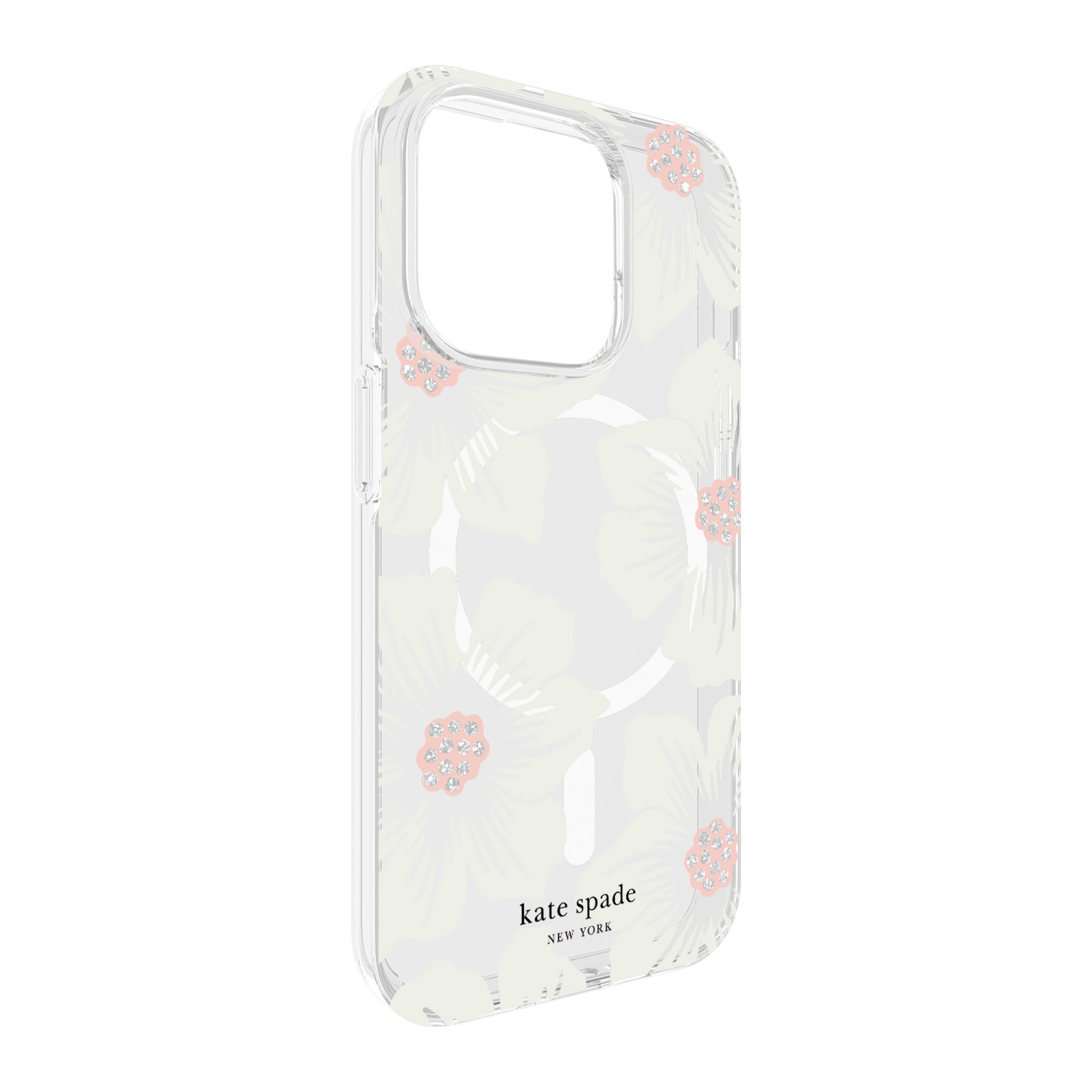 Kate Spade iPhone 15 Pro Plastic Fitted Hard Shell Case – Translucent