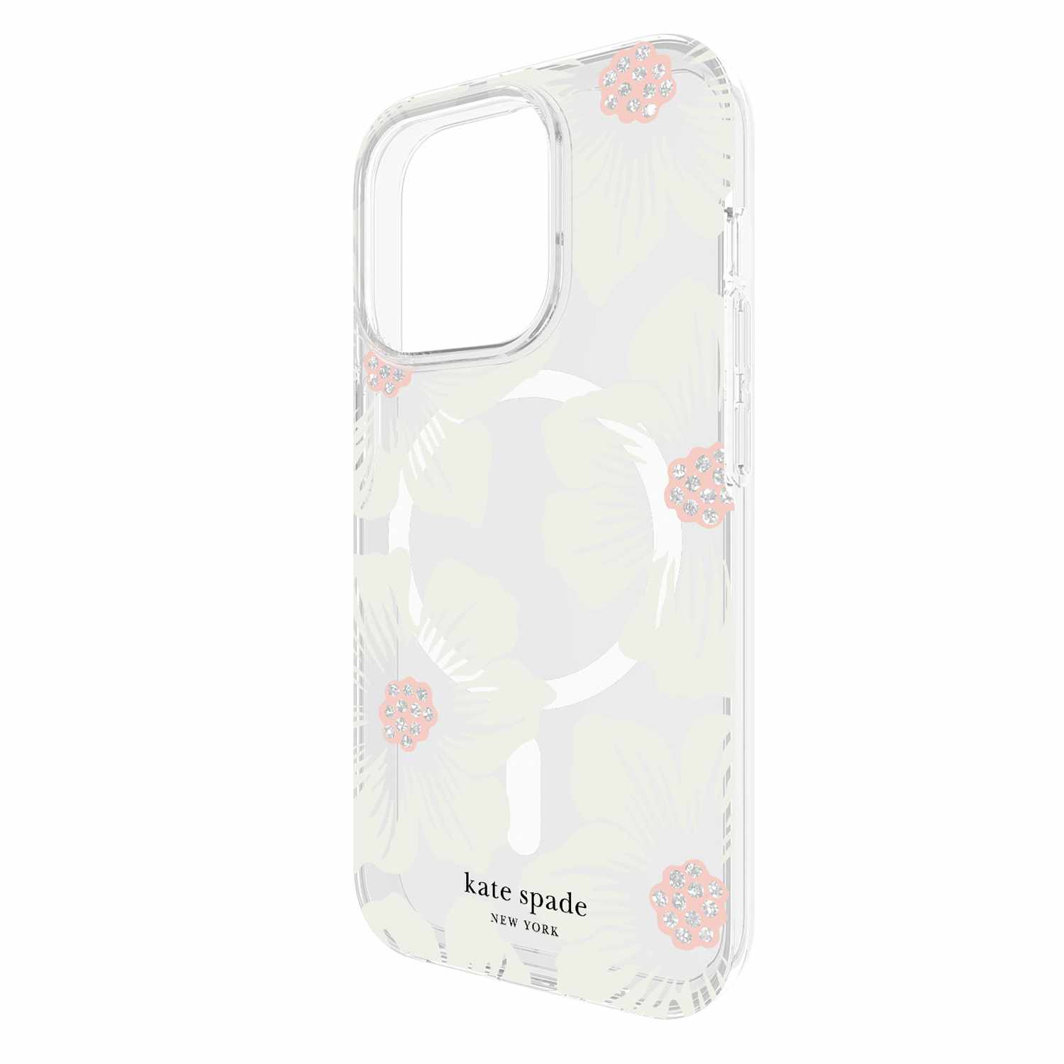 Kate Spade iPhone 15 Pro Plastic Fitted Hard Shell Case – Translucent