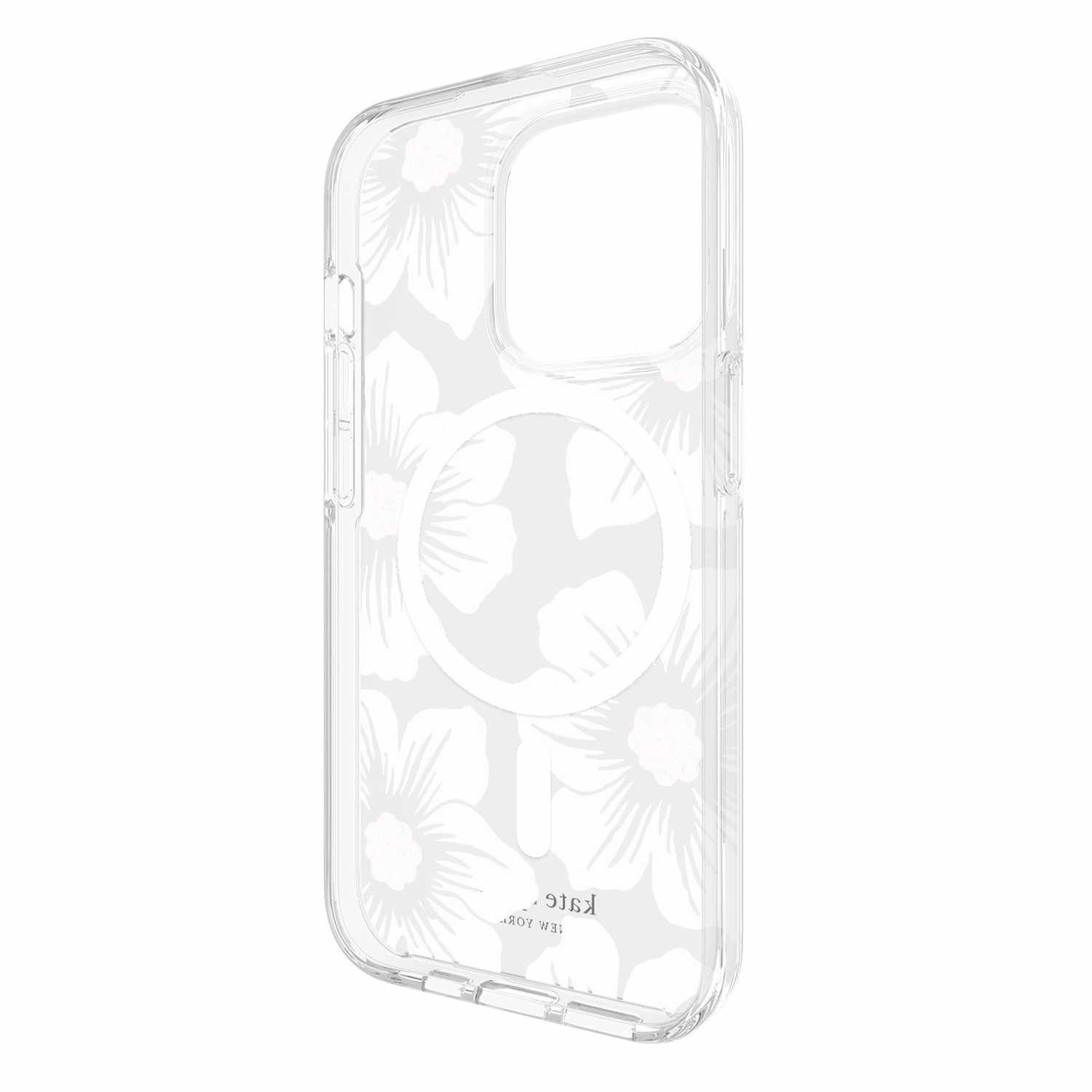 Kate Spade iPhone 15 Pro Plastic Fitted Hard Shell Case – Translucent