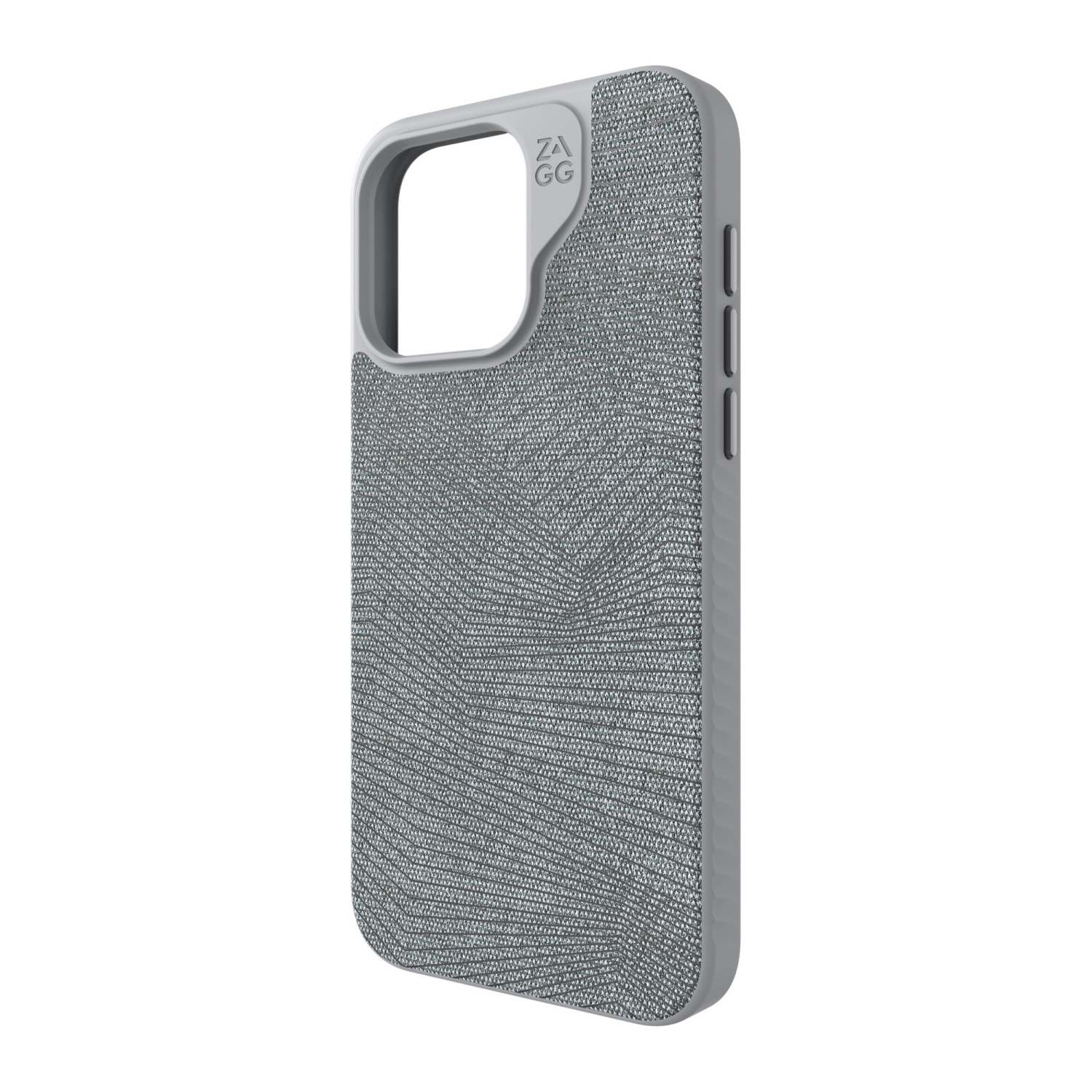 ZAGG London Snap Case compatible with iPhone 15 Pro Max - Gray