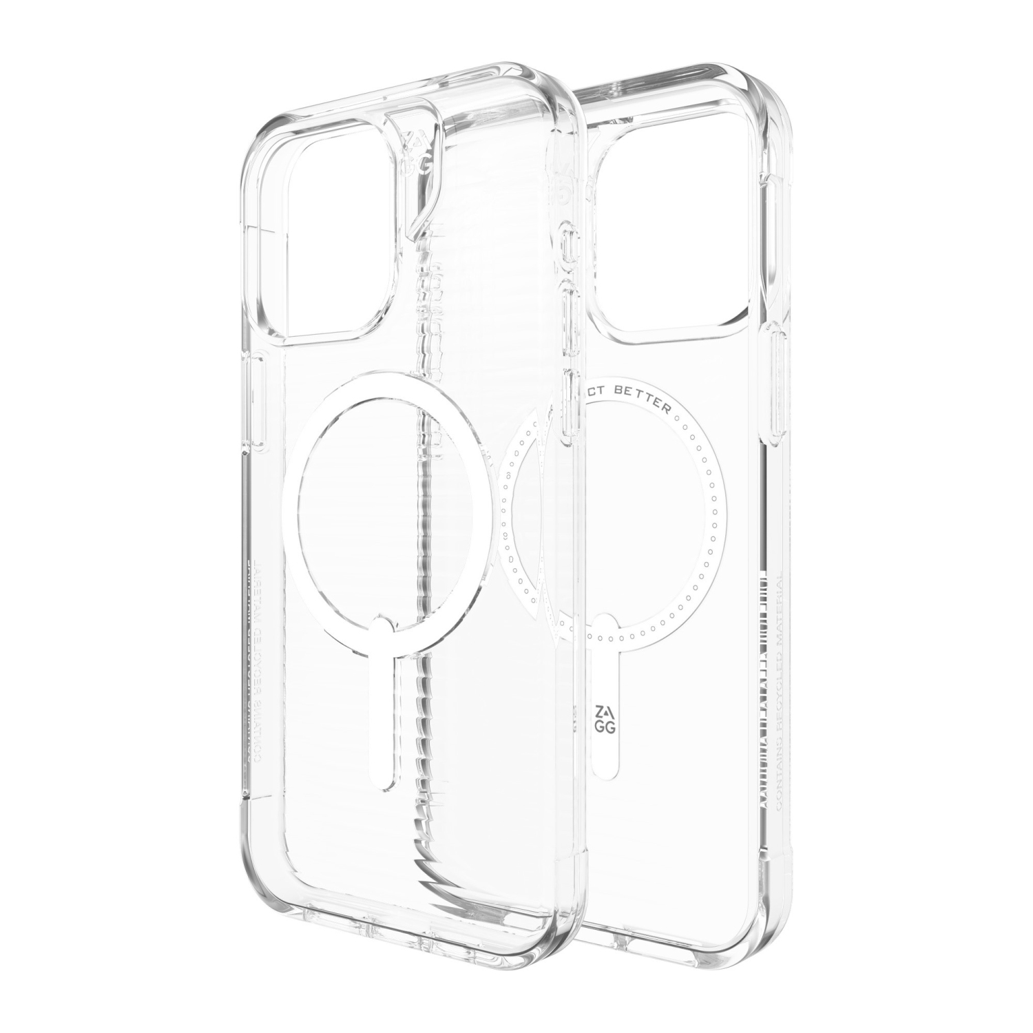 ZAGG Luxe Snap Case compatible with iPhone 15 Pro Max - translucent