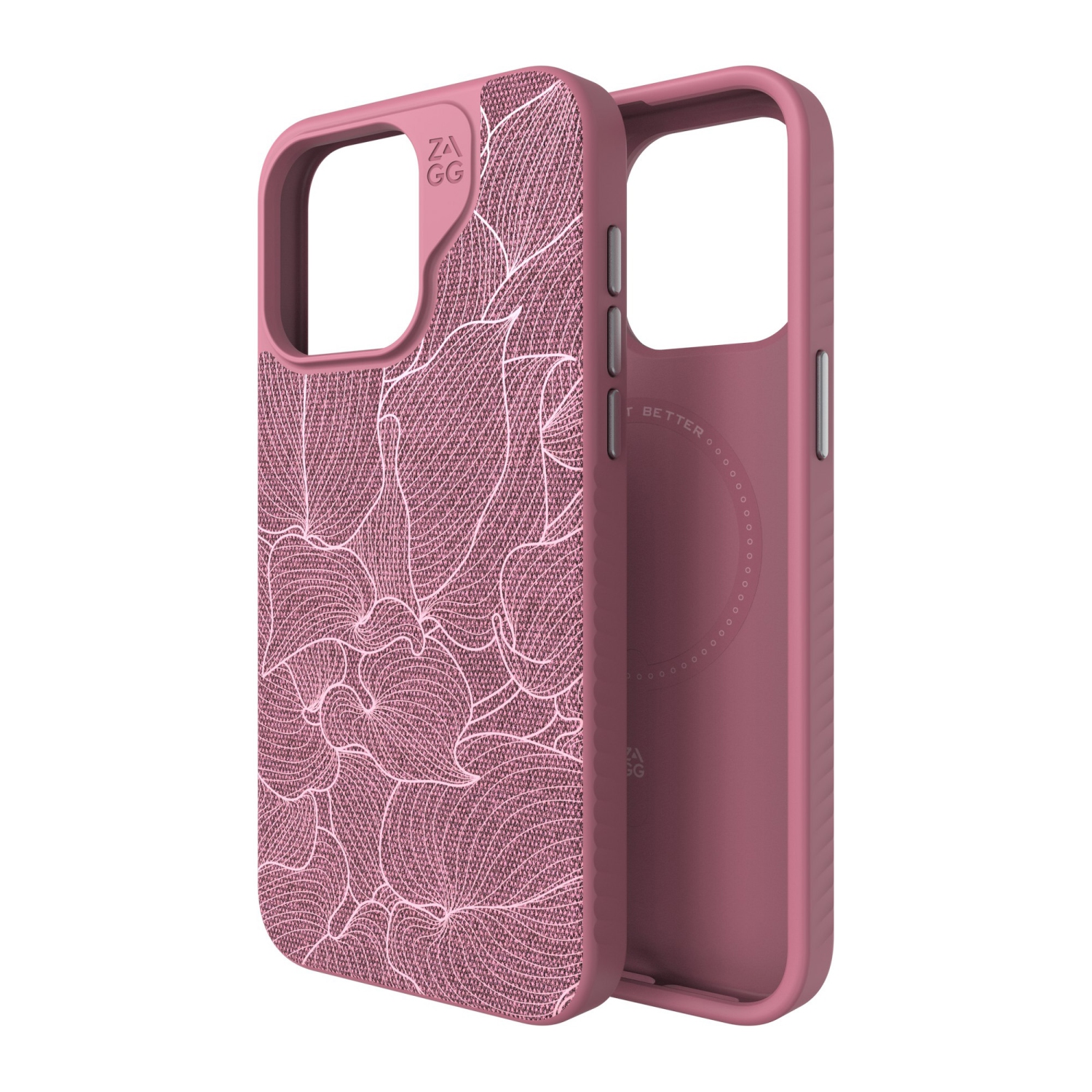 ZAGG London Snap Case compatible with iPhone 15 Pro Max - pink