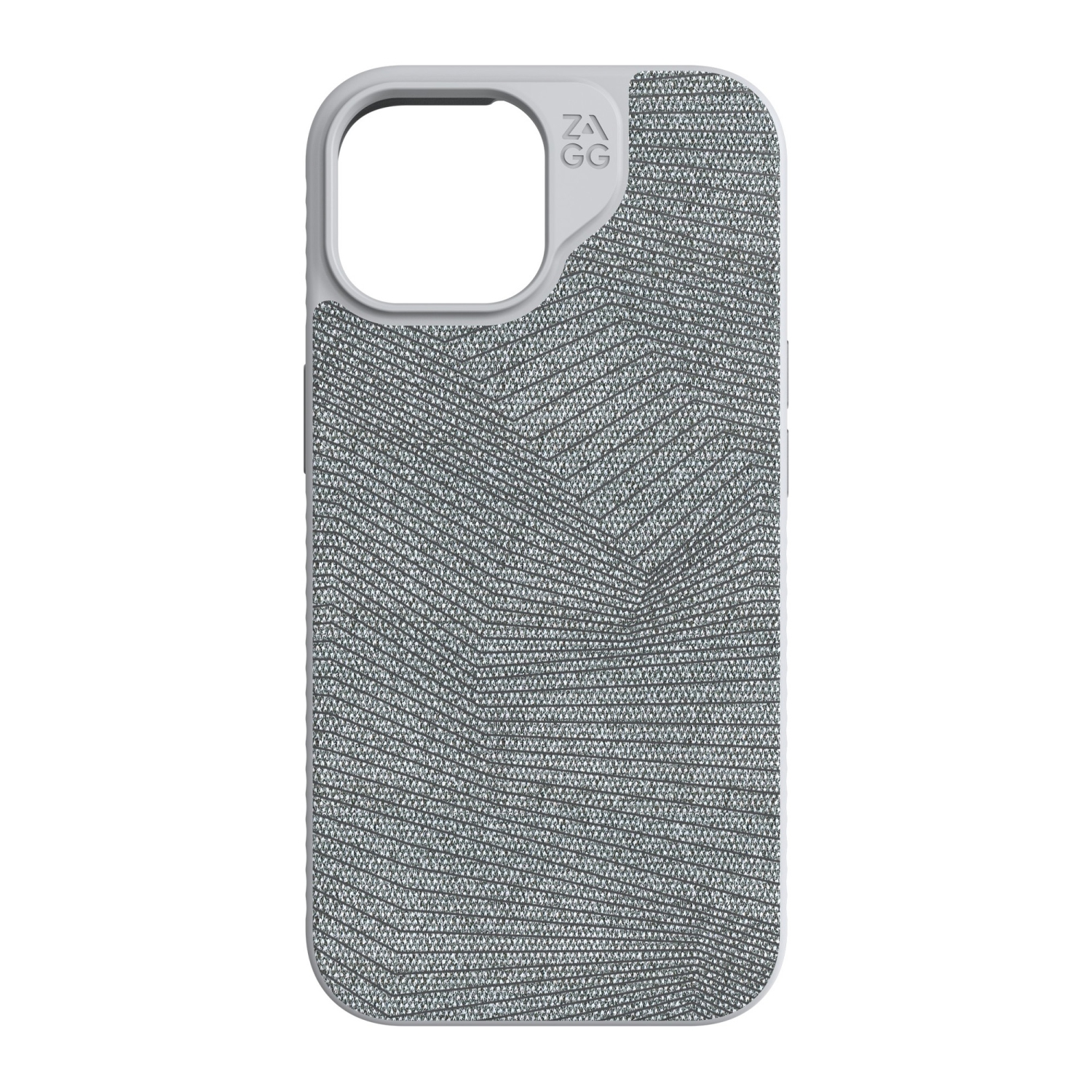 ZAGG London Snap Case compatible with iPhone: 15, 14, 13 - Gray
