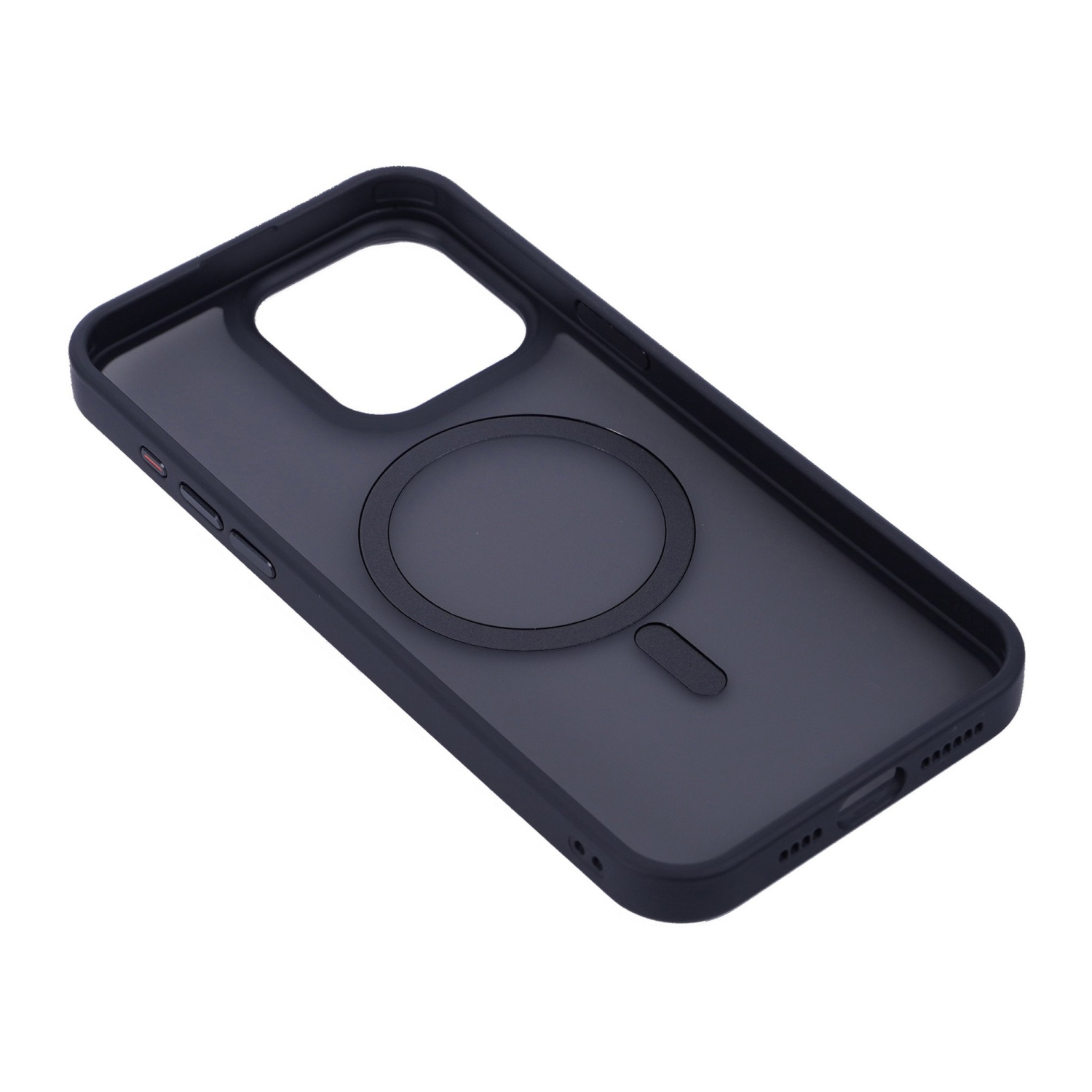 SPECTRUM nan iPhone 15 Pro Max Plastic Fitted Hard Shell Case – Black