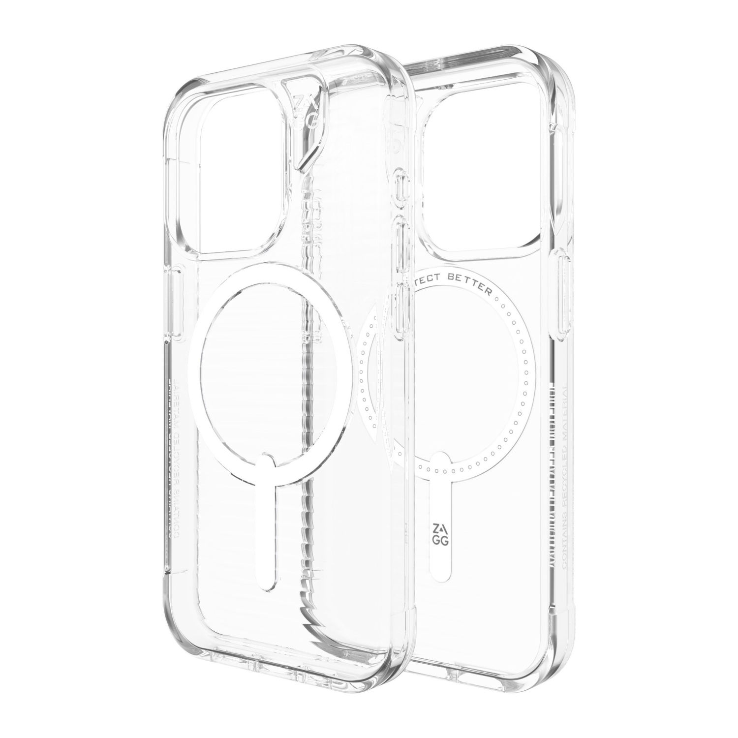 ZAGG Luxe Snap Case compatible with iPhone 15 Pro - translucent