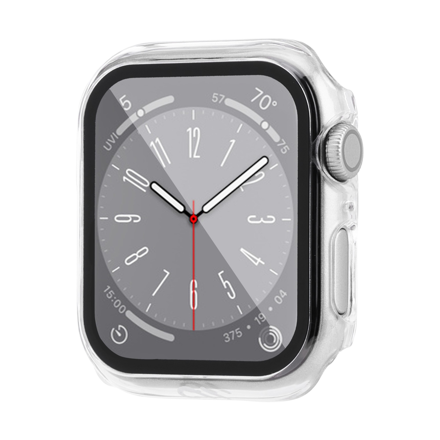 Apple Watch 40 mm Case-Mate Tough avec protecteur d'écran en verre intégré - transparent