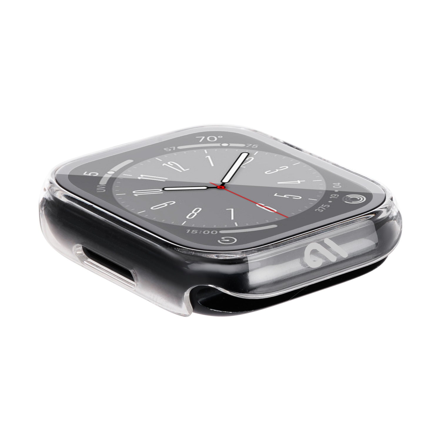 Apple Watch 41&nbsp;mm Case-Mate Tough avec protecteur d'écran en verre intégré - transparent