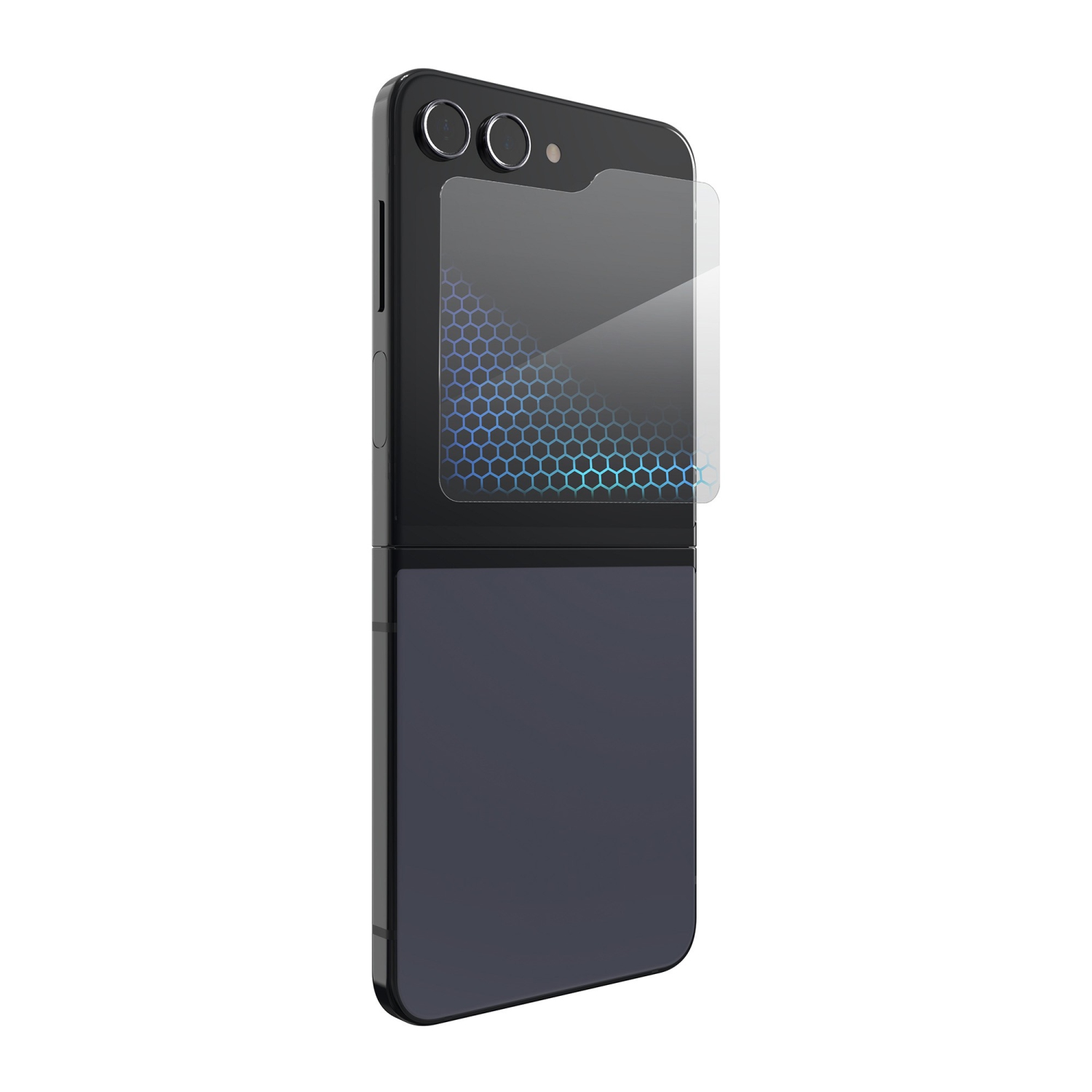 Protecteur d'écran en verre InvisibleShield Glass XTR2 de ZAGG pour Galaxy Z Flip5 5G de Samsung