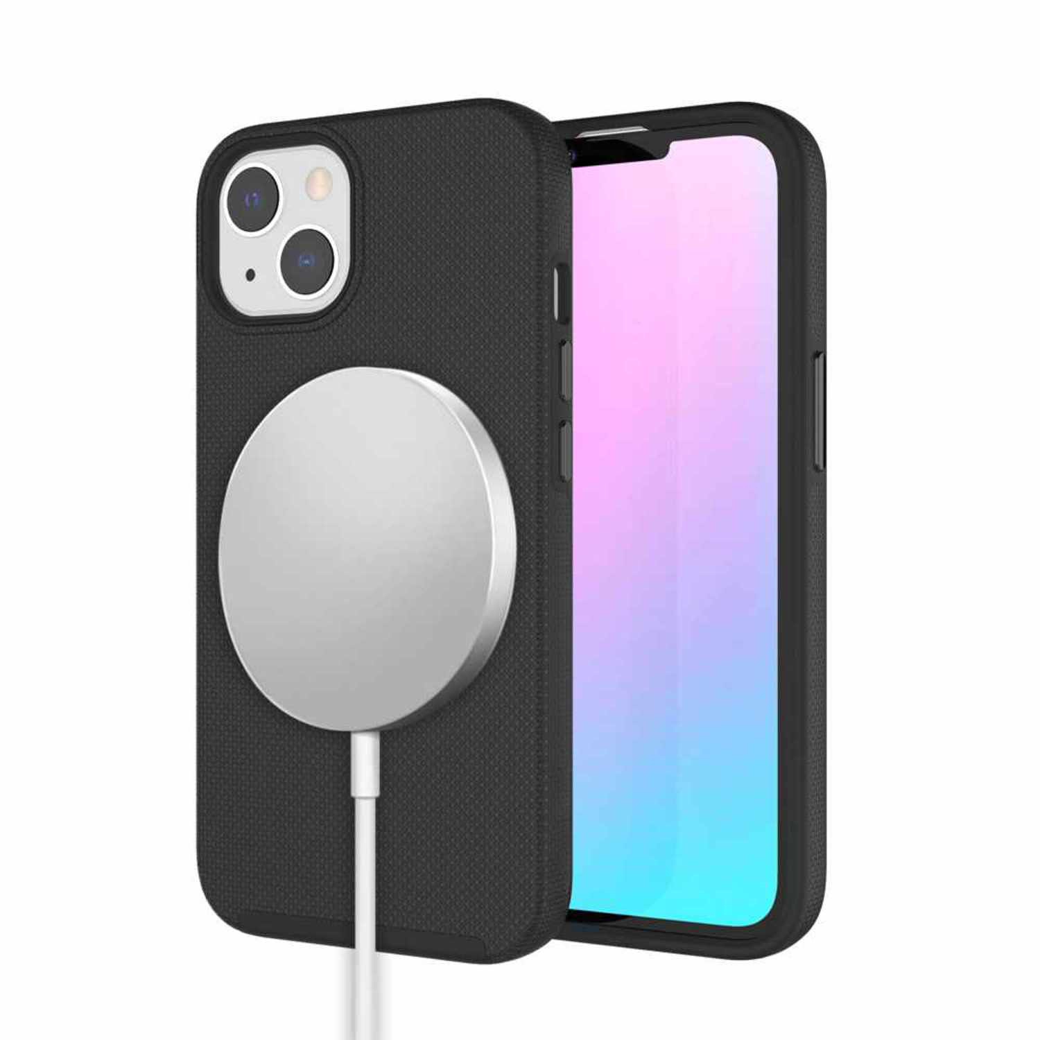 Blu Element Armour Rugged MagSafe Case | Made for iPhone 16e/15/14/13 | Black