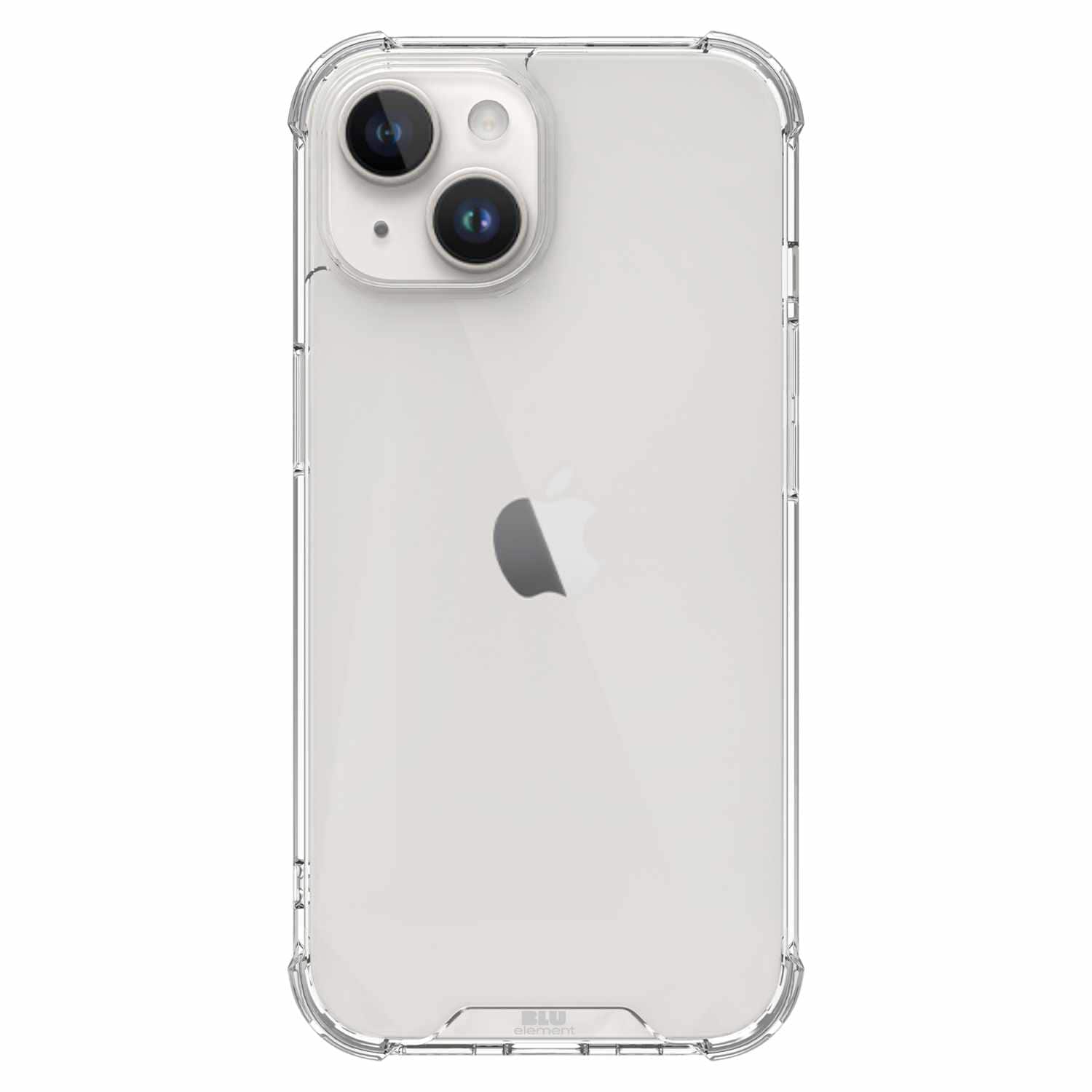 Blu Element – Étui robuste DropZone | Conçu pour iPhone 16e/15/14/13 | Transparent