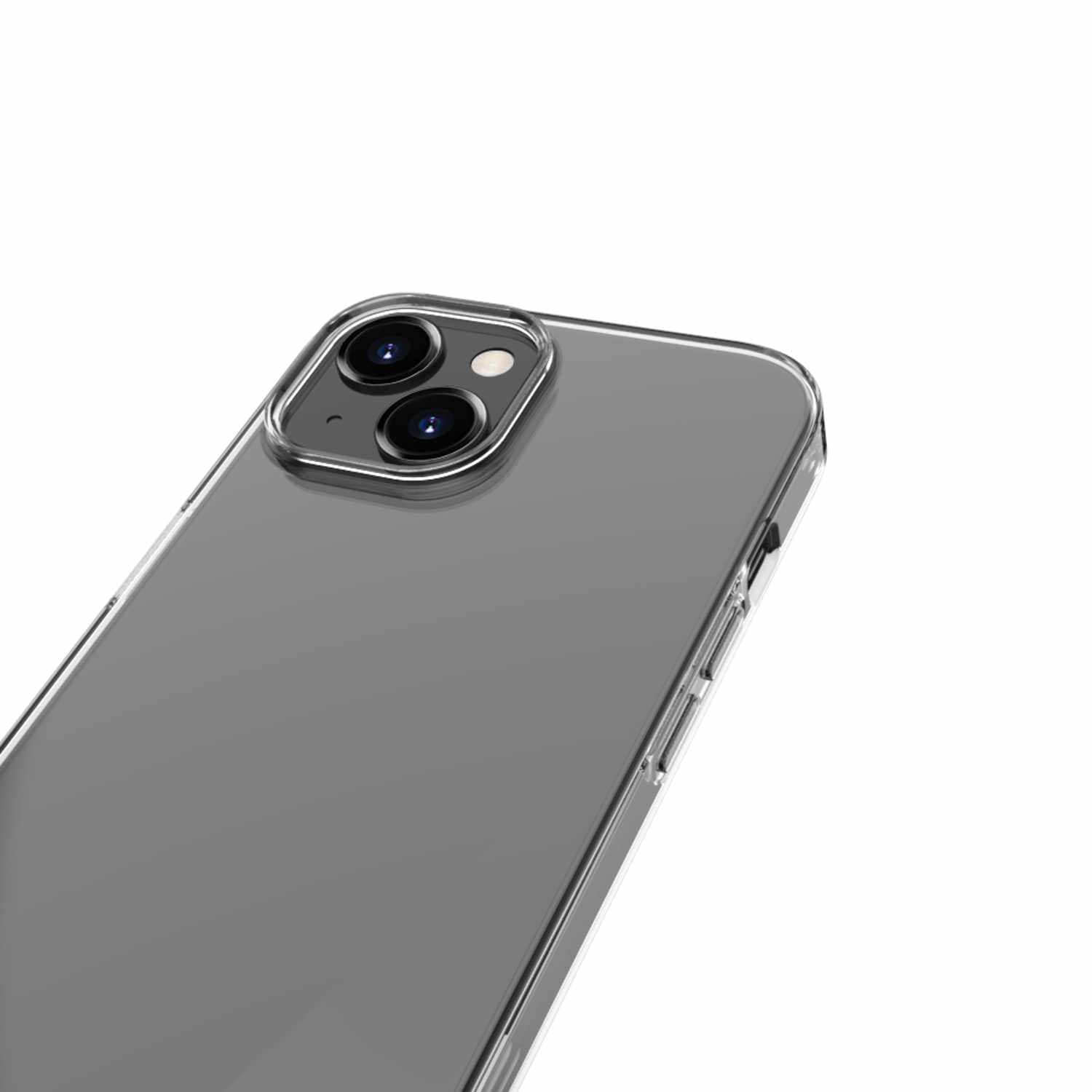 Blu Element – Étui Gel Skin | Conçu pour iPhone 16e/15/14/13 | Transparent