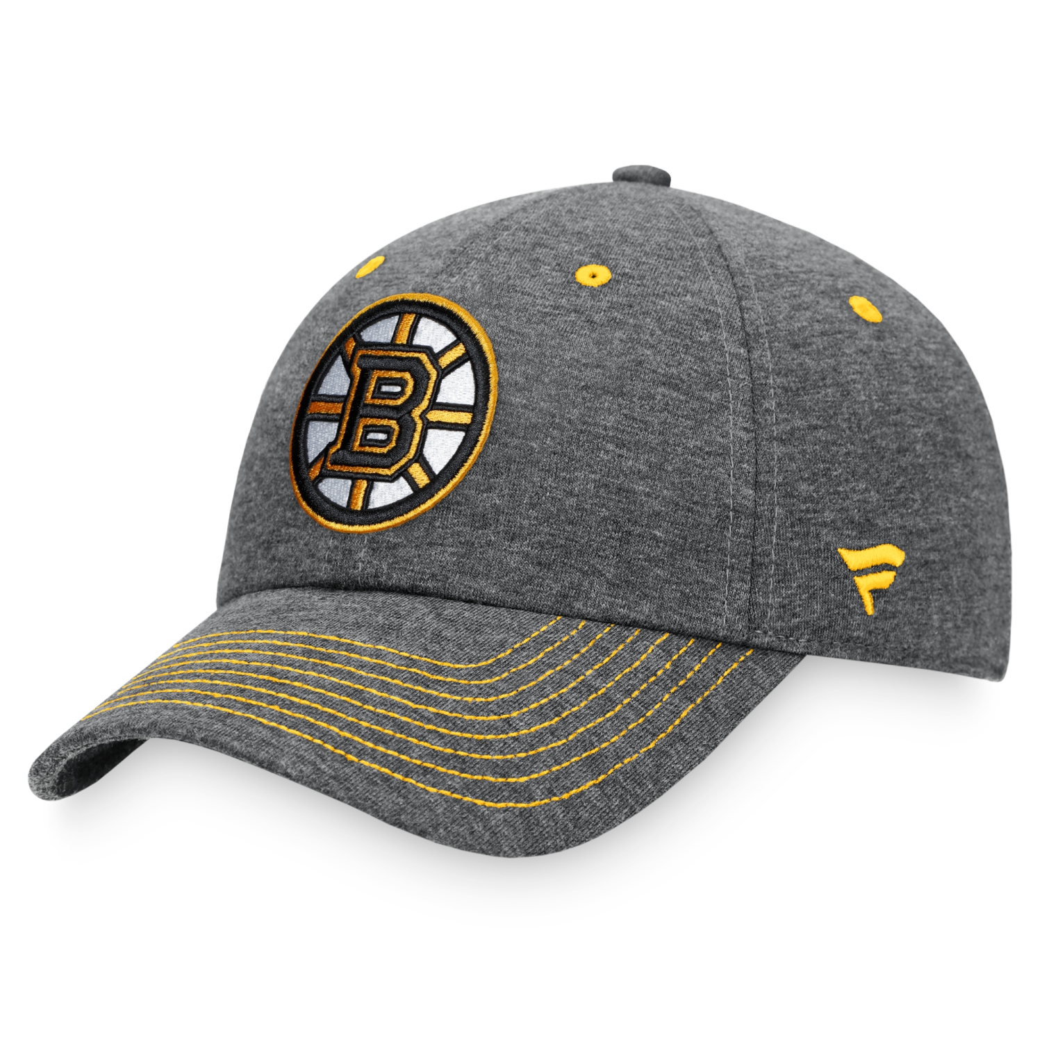 Boston Bruins NHL Grey Heather Adjustable Cap