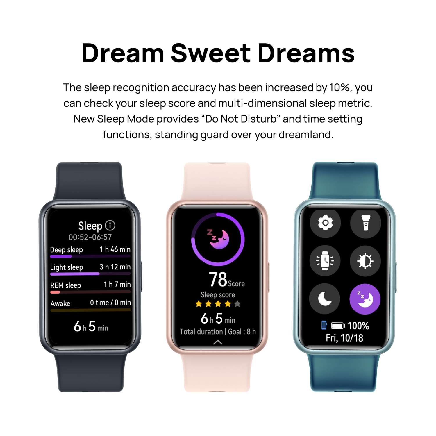 HUAWEI WATCH FIT édition spéciale, écran AMOLED HD de 1,64 po, GPS intégré, gestion avancée de la santé, plus de 100 modes d'entraînement, compatible