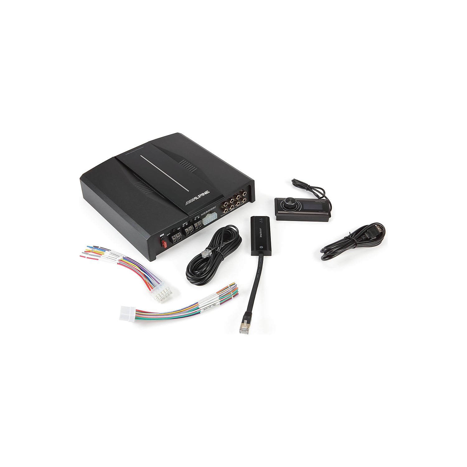 Alpine PXE-C80-88 Optim8™ 8-channel Hi-Res car amplifier with automatic digital signal processing