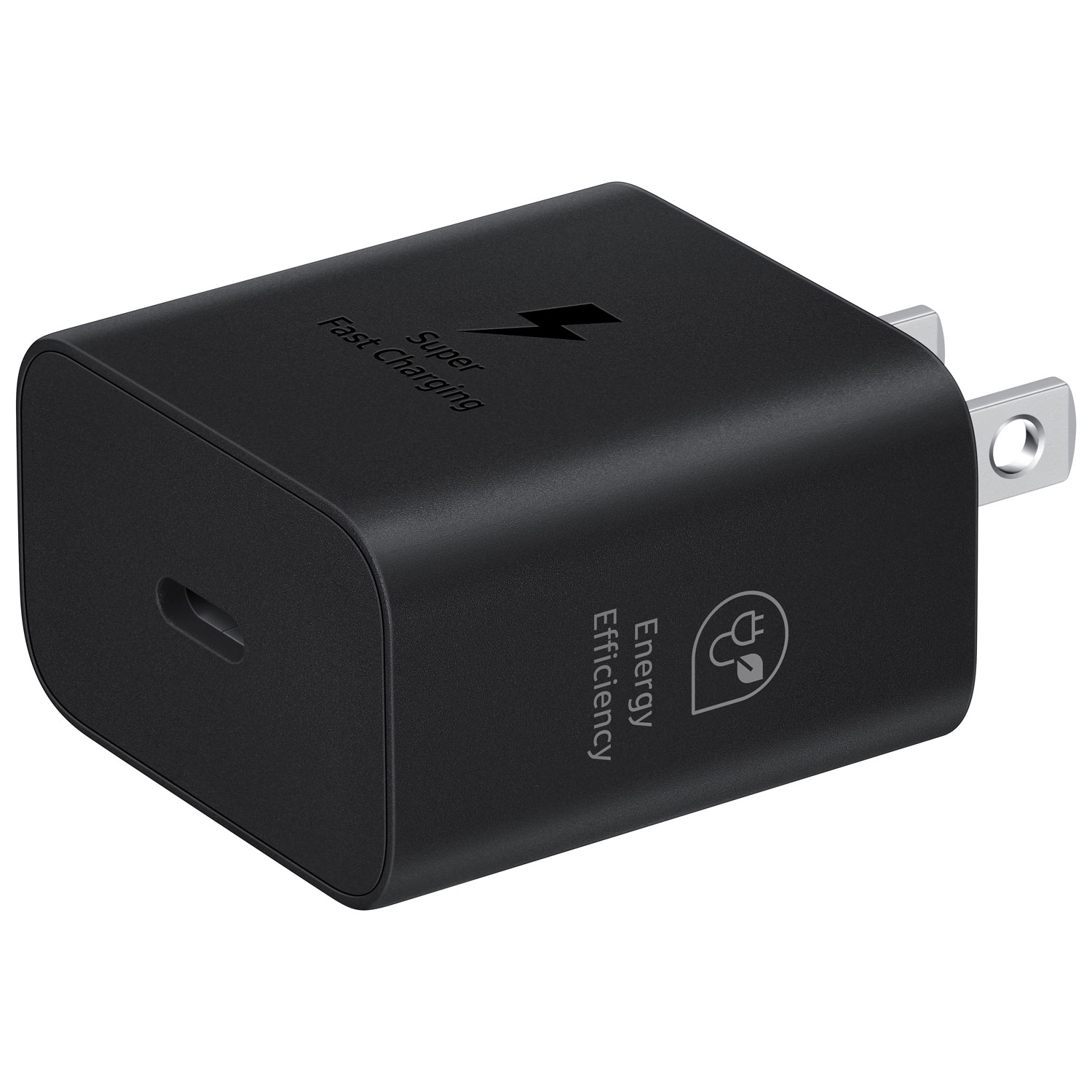 Adaptateur d'alimentation USB-C de 25 W de Samsung - Noir
