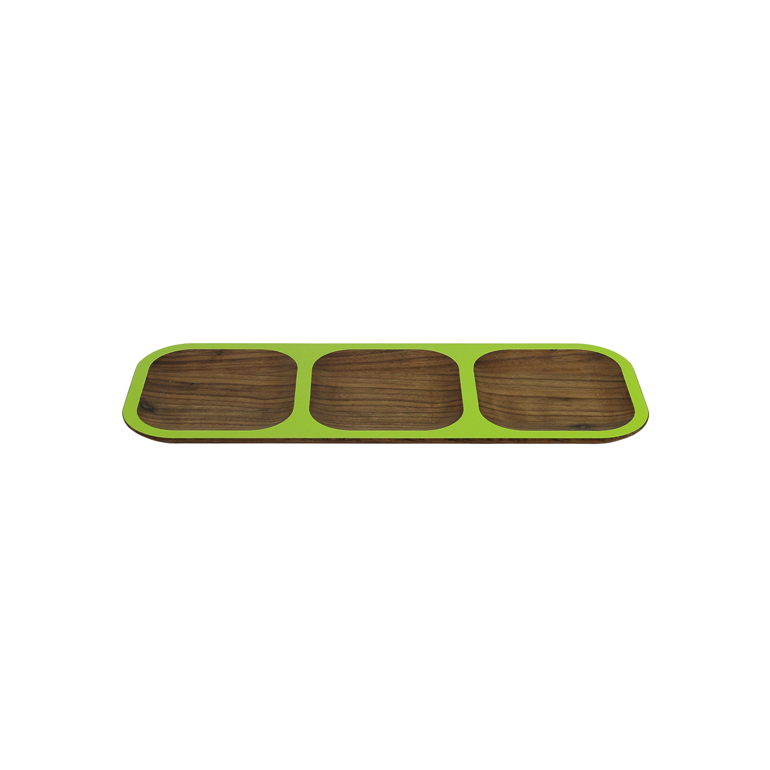 15" Blue and Green Handcrafted Rectangular Tasting Tray