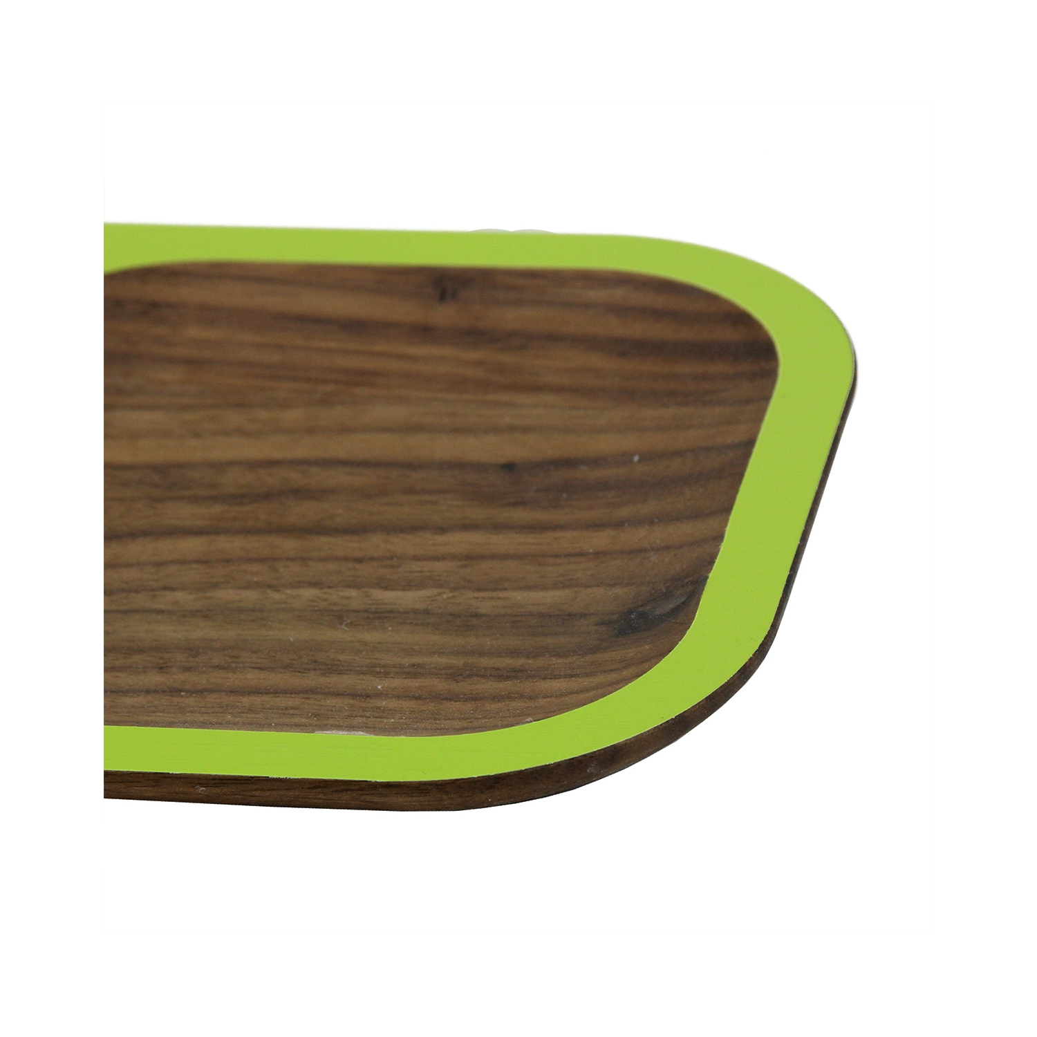 15" Blue and Green Handcrafted Rectangular Tasting Tray