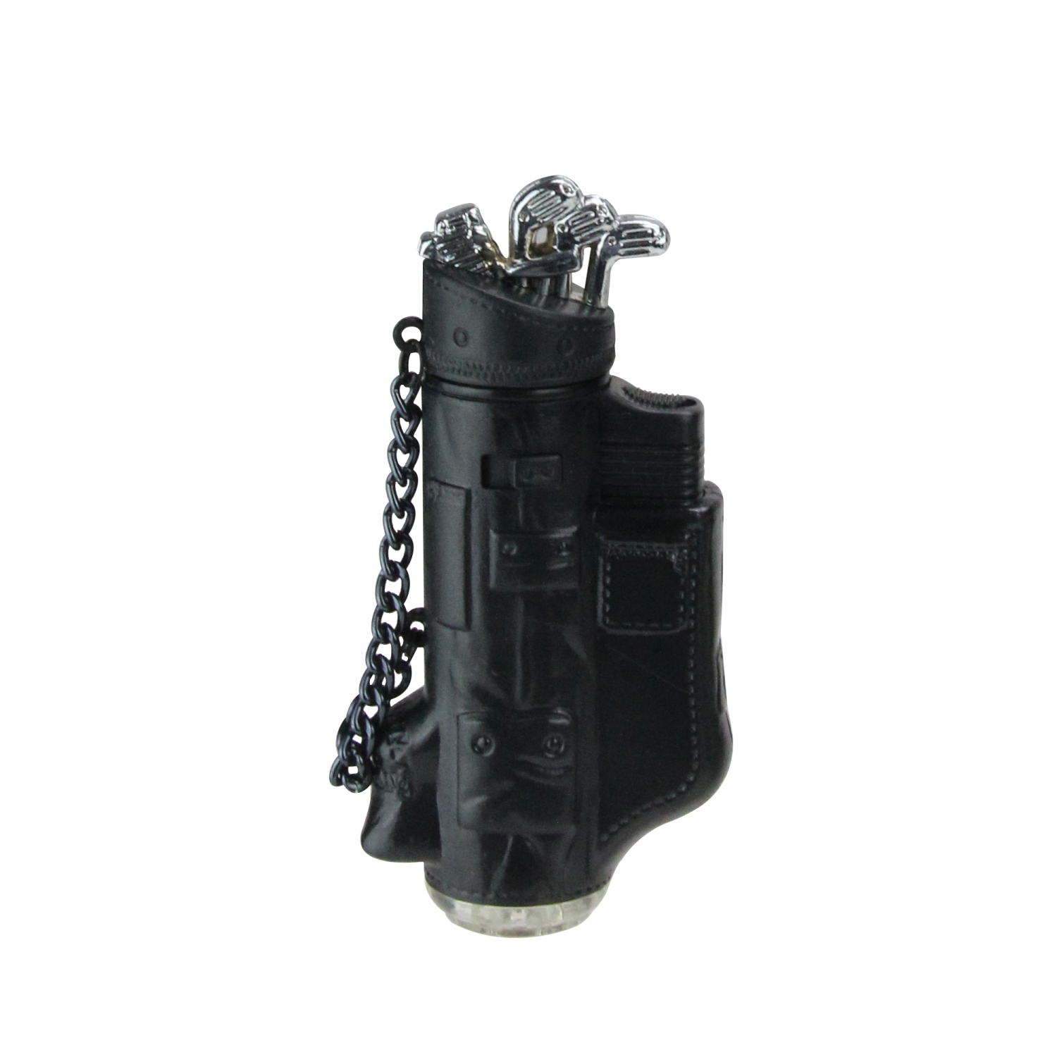 Golf Bag Torch Cigar Lighter - 3.5" - Black