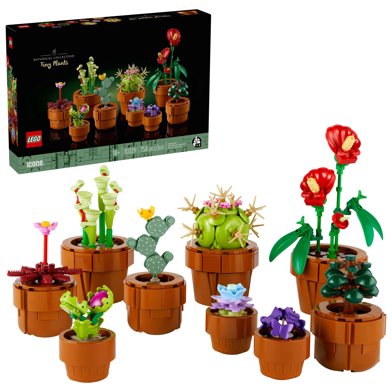 LEGO Botanical: Tiny Plants - 758 Pieces (10329)