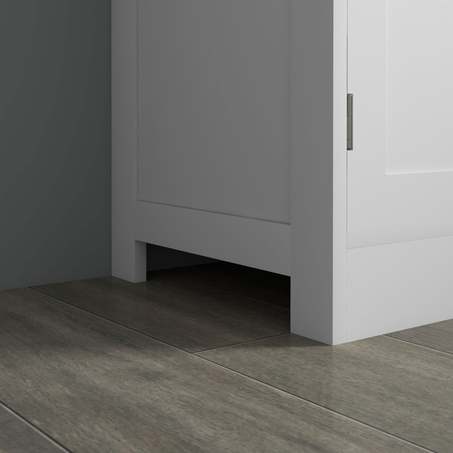 Armoire de rangement HOMCOM, armoire de cuisine autonome, buffet moderne avec 4 tablettes, tablettes réglables et portes en verre pour le salon, blanc