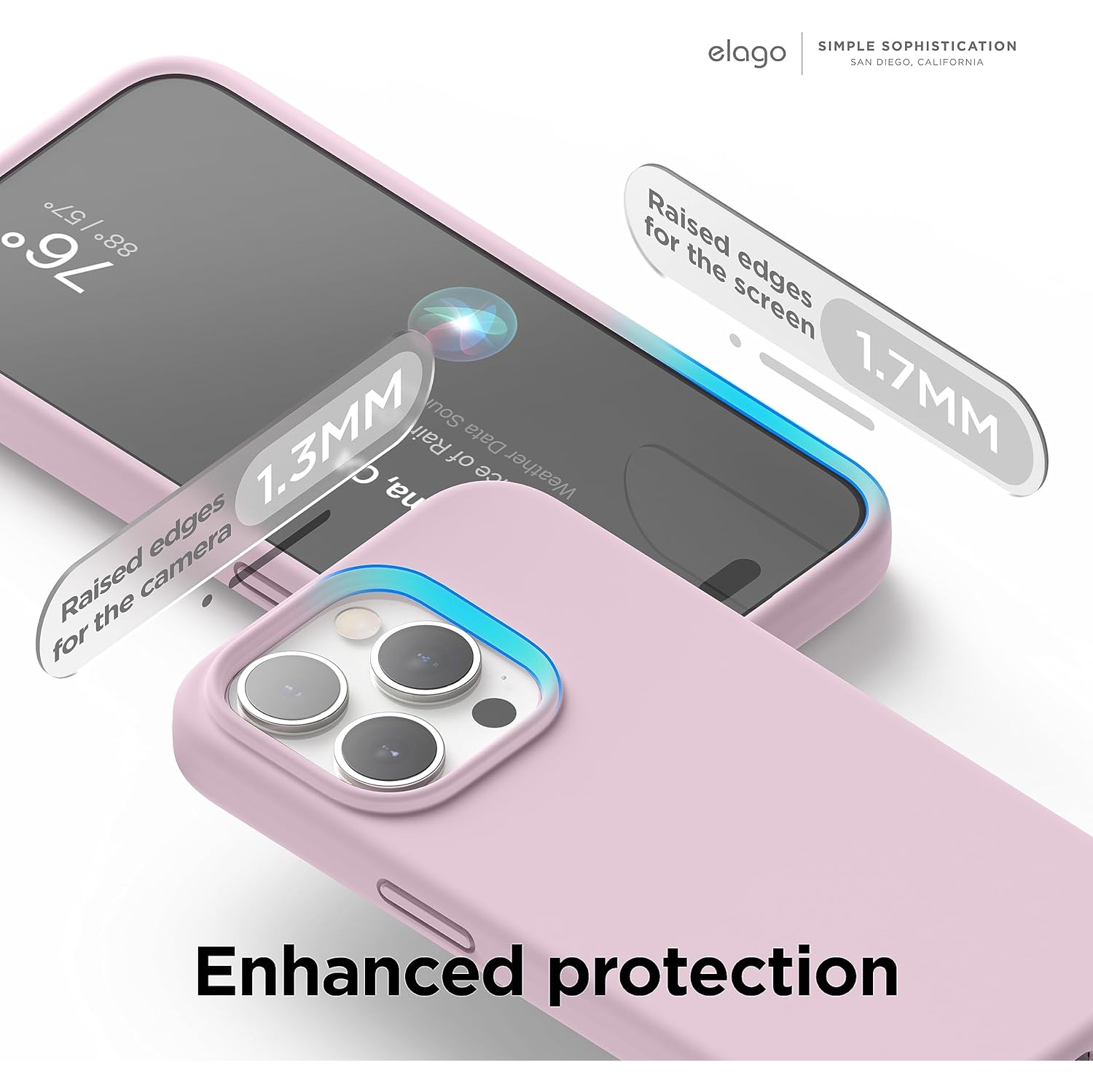 elago Compatible with iPhone 15 Pro Max Case, Liquid Silicone Case, Full Body Protective Cover, Shockproof, Slim Phone Case, Anti-Scratch Soft