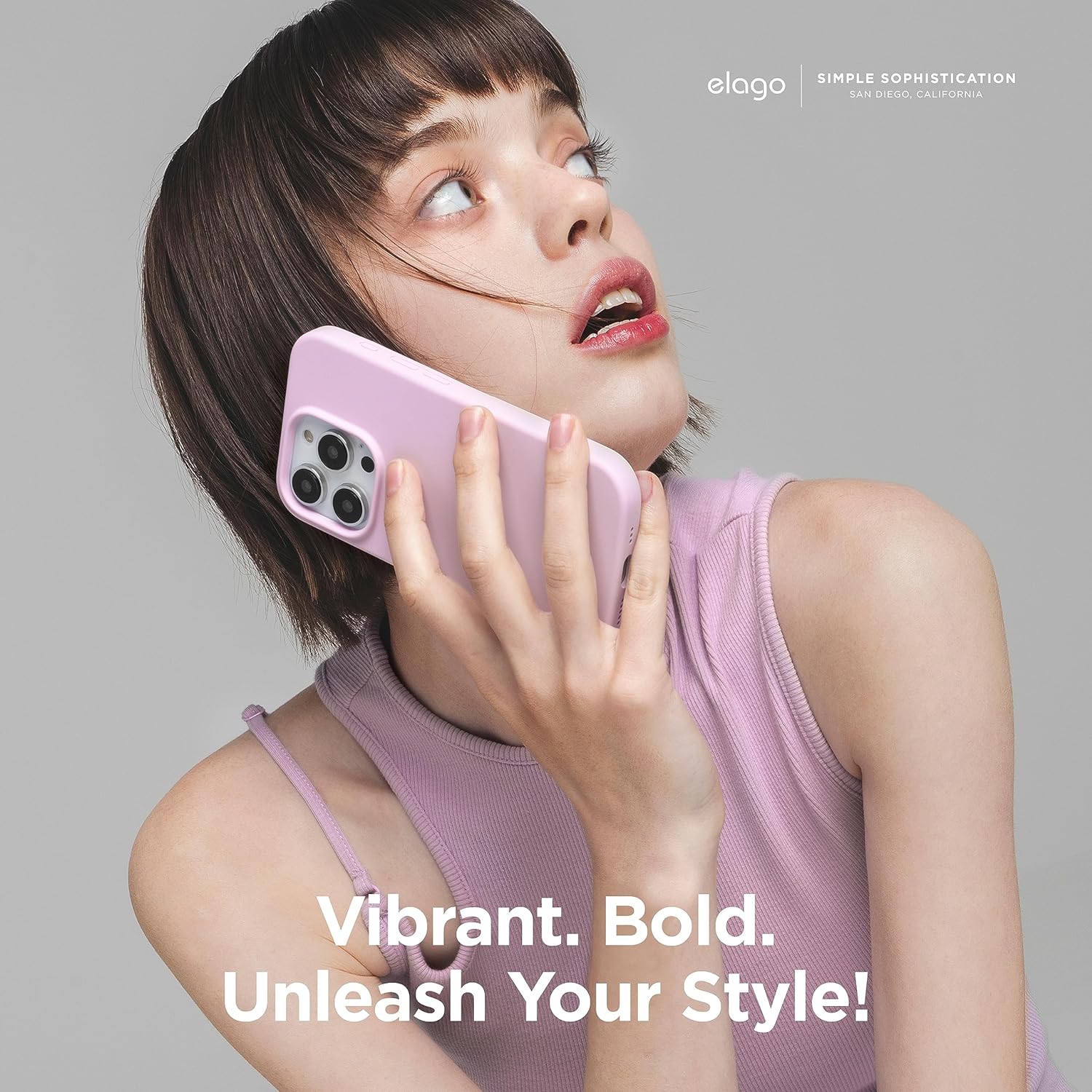 elago Compatible with iPhone 15 Pro Max Case, Liquid Silicone Case, Full Body Protective Cover, Shockproof, Slim Phone Case, Anti-Scratch Soft