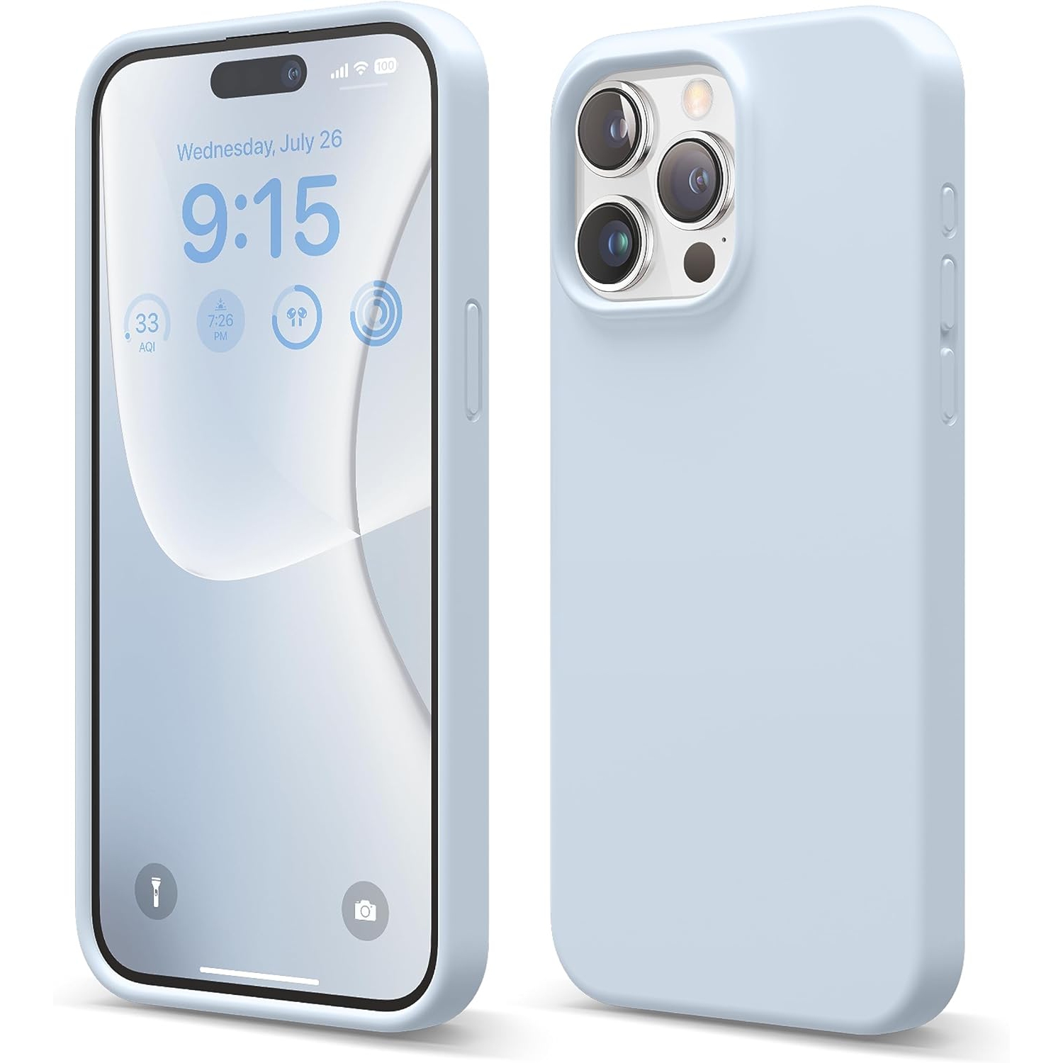 elago Compatible with iPhone 15 Pro Max Case, Liquid Silicone Case, Full Body Protective Cover, Shockproof, Slim Phone Case, Anti-Scratch Soft