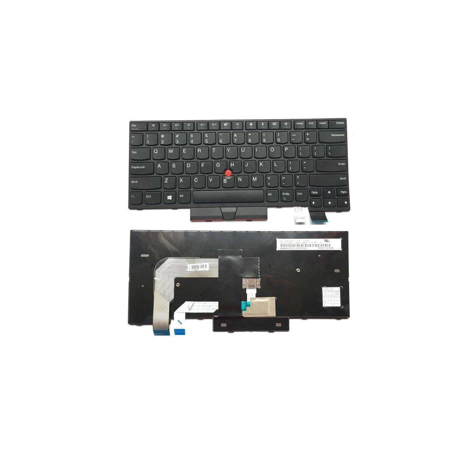 Lenovo IBM Thinkpad T470 Non-Backlit Replacement Keyboard - Compatible with Multiple Models