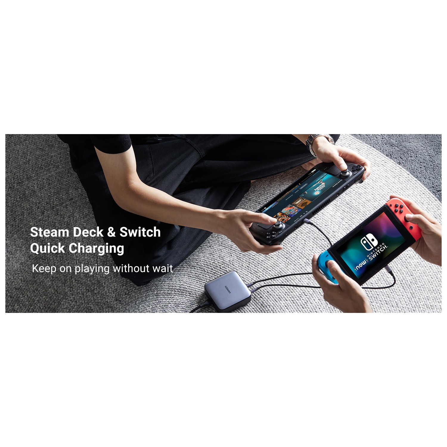 UGREEN 100W GaN Desktop Fast Charger - 1x USB A, 3x USB-C