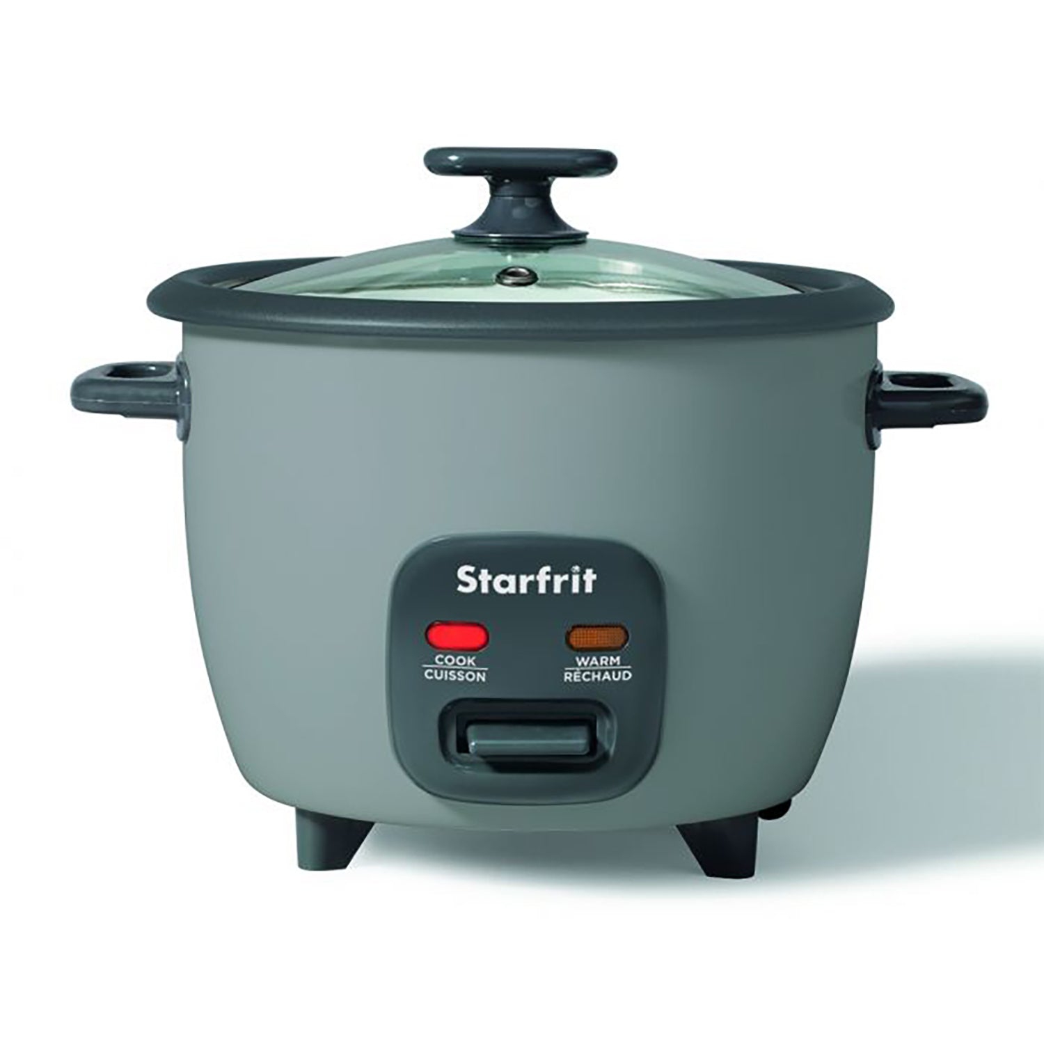 Starfrit - Electric Rice Cooker, 10 Liter Capacity, Non-Stick Surface, Gray