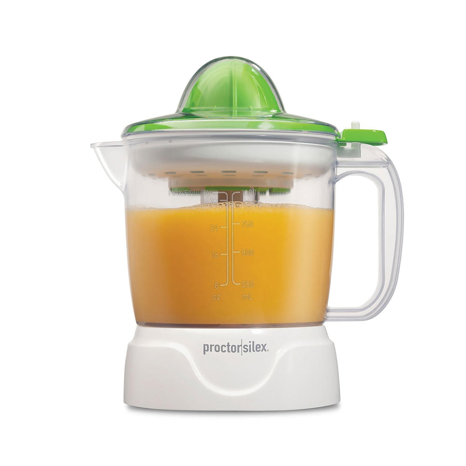 Proctor Silex - Electric Citrus Press, 1 Litre Capacity, Pulp Control, White