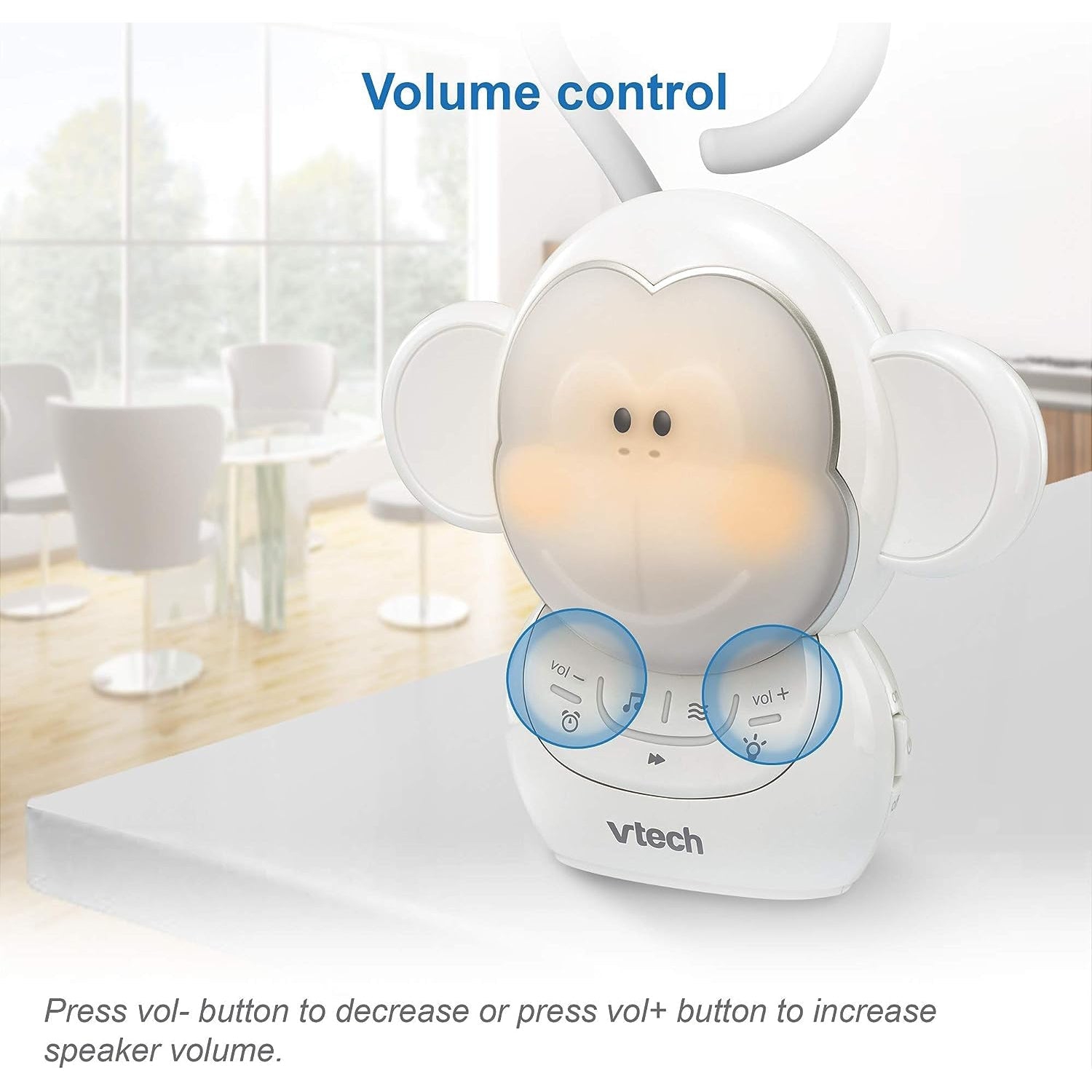 Système sonore apaisant portatif Myla the Monkey de VTech pour bébé, berceuse et veilleuse