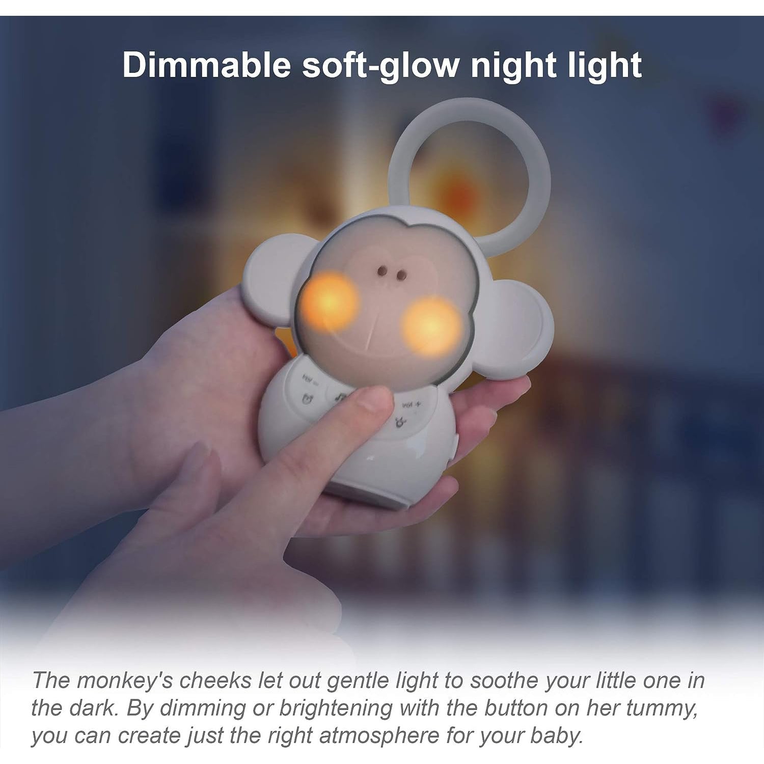 Système sonore apaisant portatif Myla the Monkey de VTech pour bébé, berceuse et veilleuse
