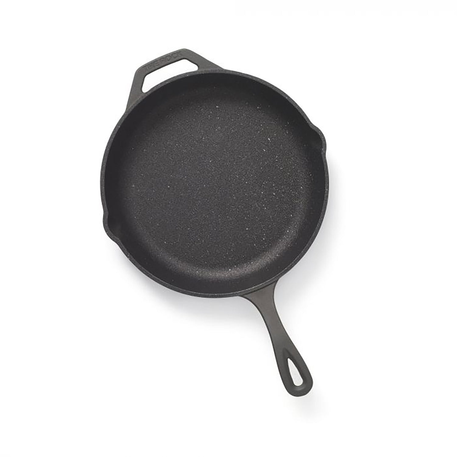 Starfrit - The Rock Cast Steel Frying Pan, 10" Diameter, Non-Stick Surface, Black