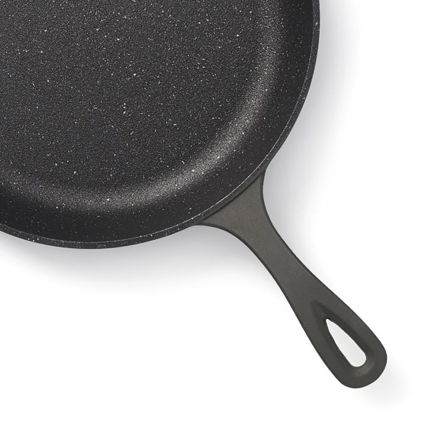 Starfrit - The Rock Cast Steel Frying Pan, 10" Diameter, Non-Stick Surface, Black