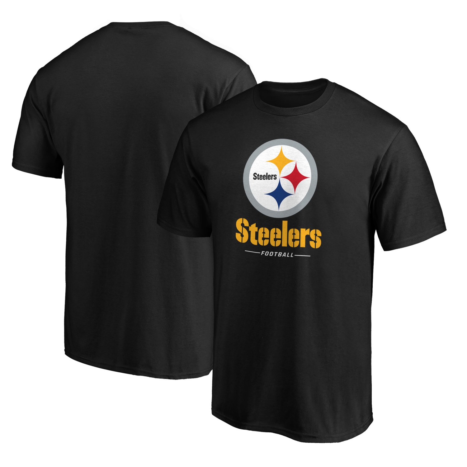 Men's Pittsburgh Steelers Team Lockup Logo T-Shirt