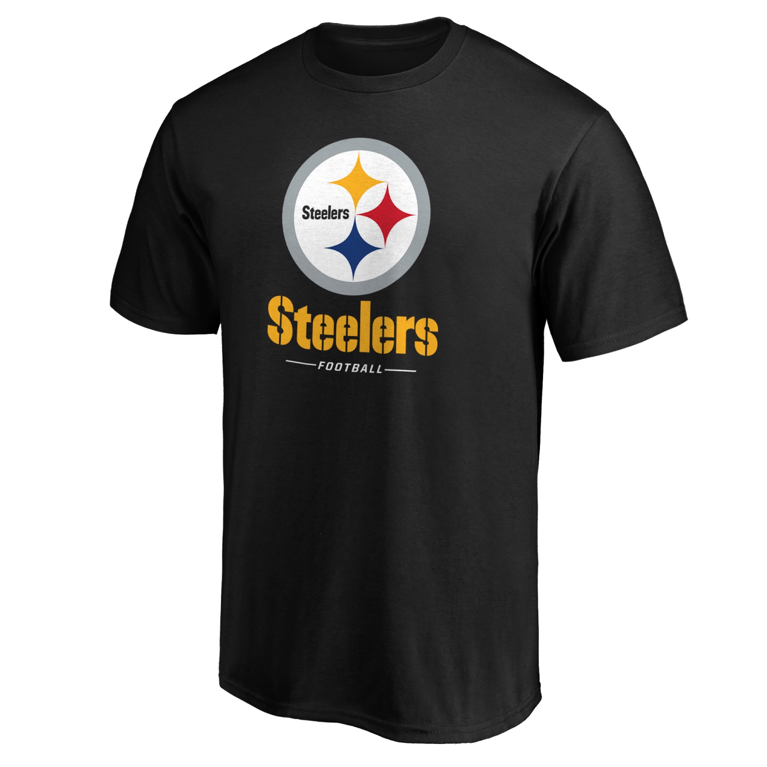 Men's Pittsburgh Steelers Team Lockup Logo T-Shirt