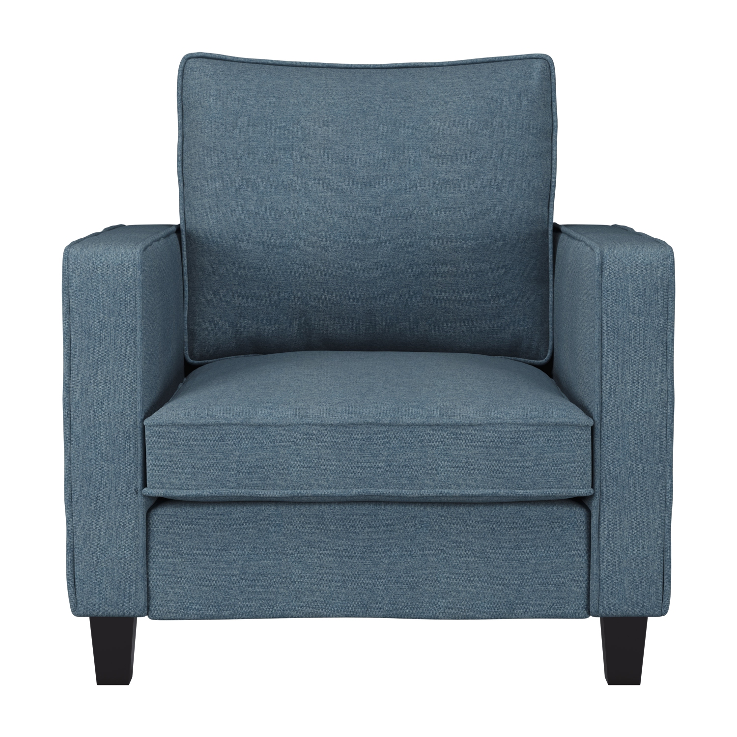 Fauteuil d'appoint en tissu bleu Georgia de CorLiving
