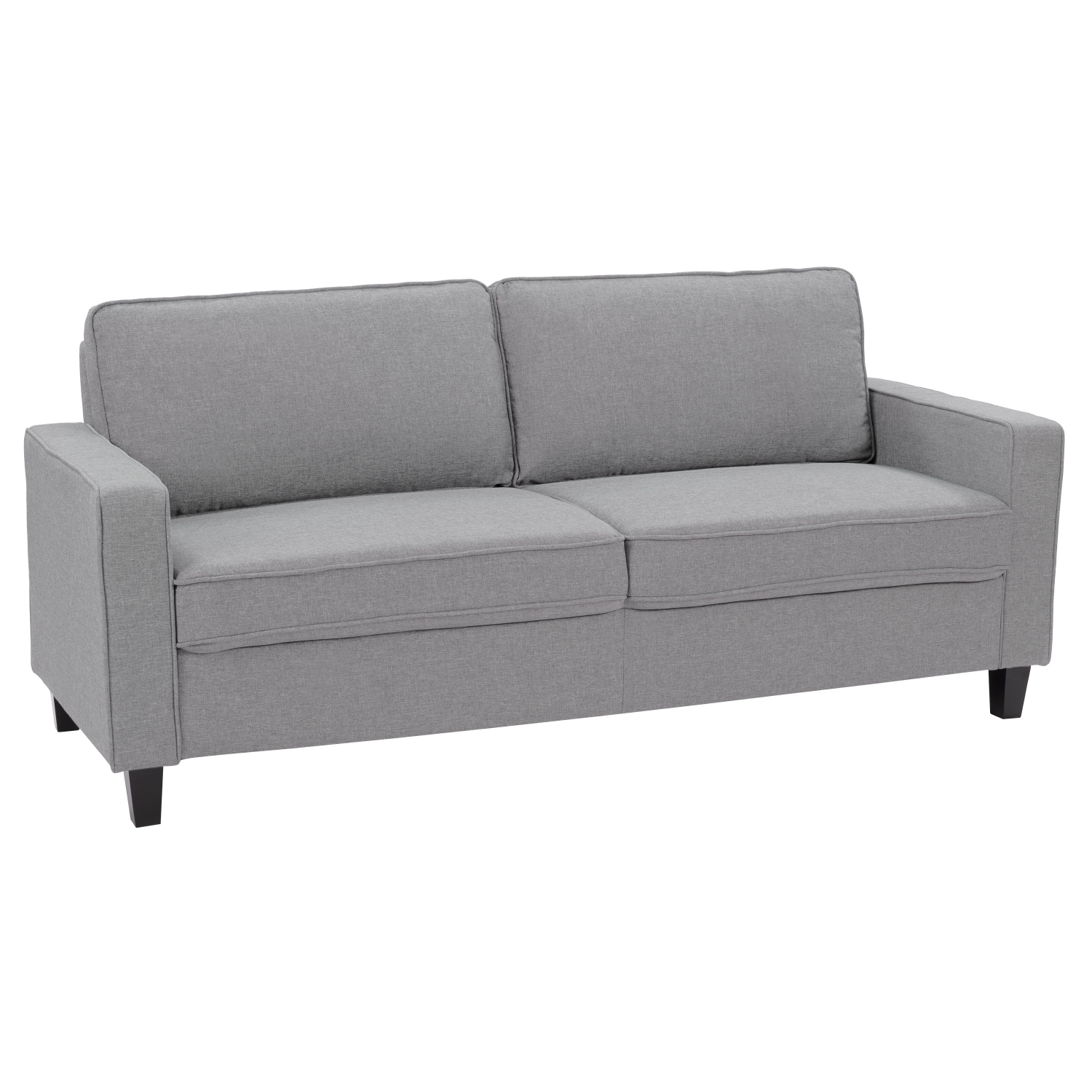 CorLiving Georgia Light Grey Fabric Three Seater Sofa