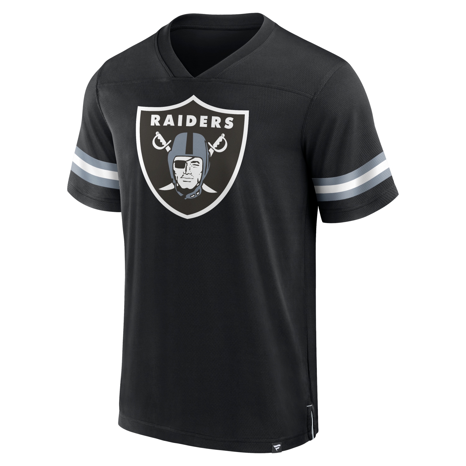 Men's Las Vegas Raiders NFL Hashmark V-neck Short Sleeve Jersey