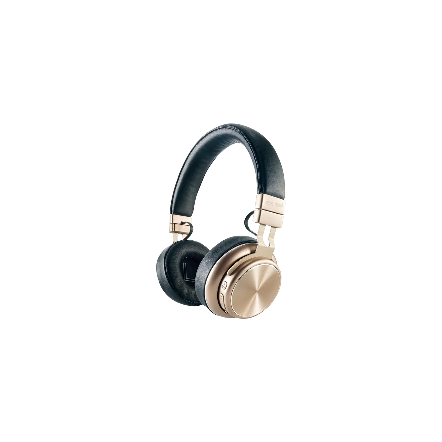 5 Core Bluetooth Headphones Gold Color| Premium Over Ear Bluetooth Headset| HiFi Stereo Foldable Lightweight Headset, Deep Bass | Headphones for Travel Smartphone Computer Laptop