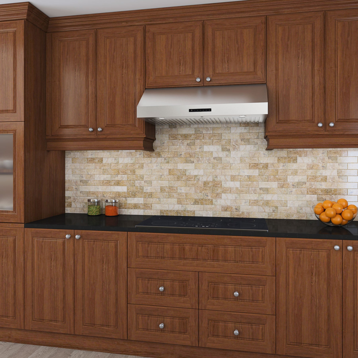 Ancona UCT636 36" Under Cabinet Range Hood with Night Light in Stainless Steel