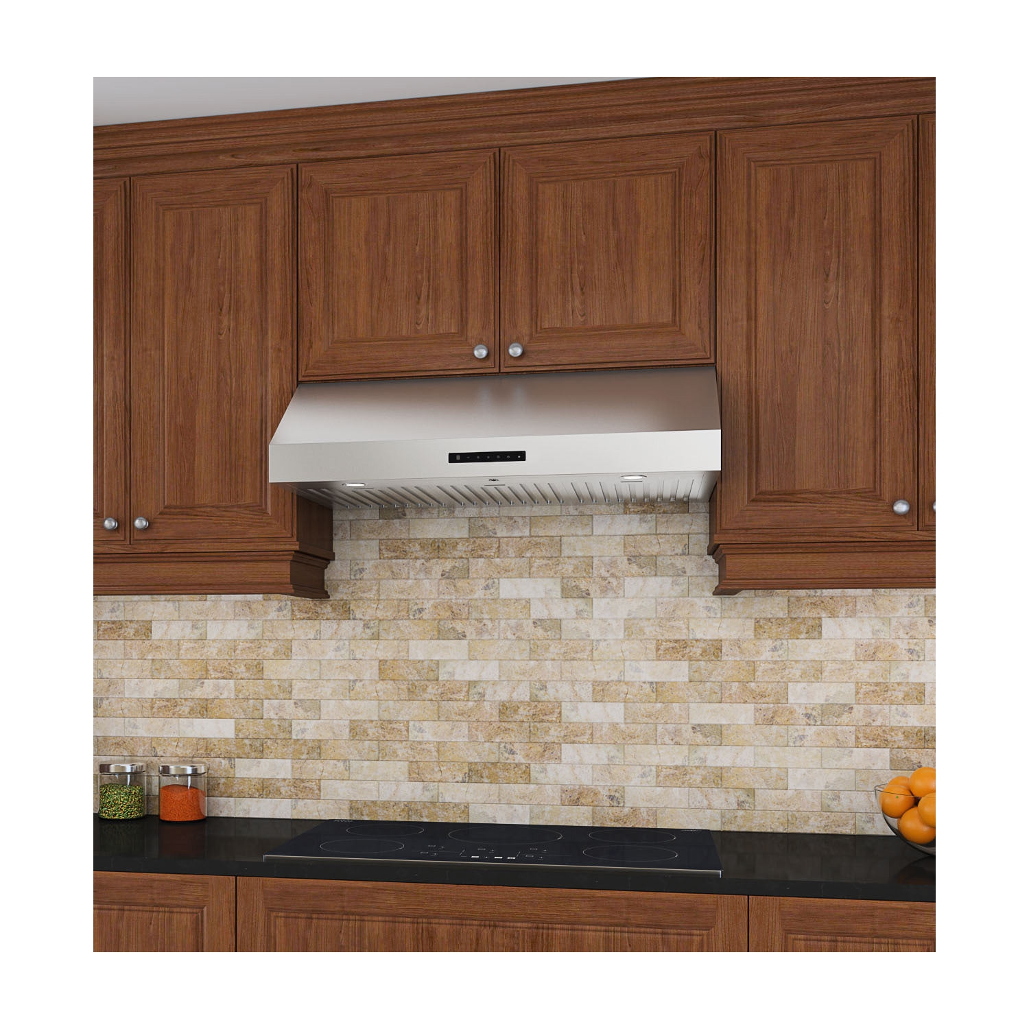 Ancona UCT636 36" Under Cabinet Range Hood with Night Light in Stainless Steel