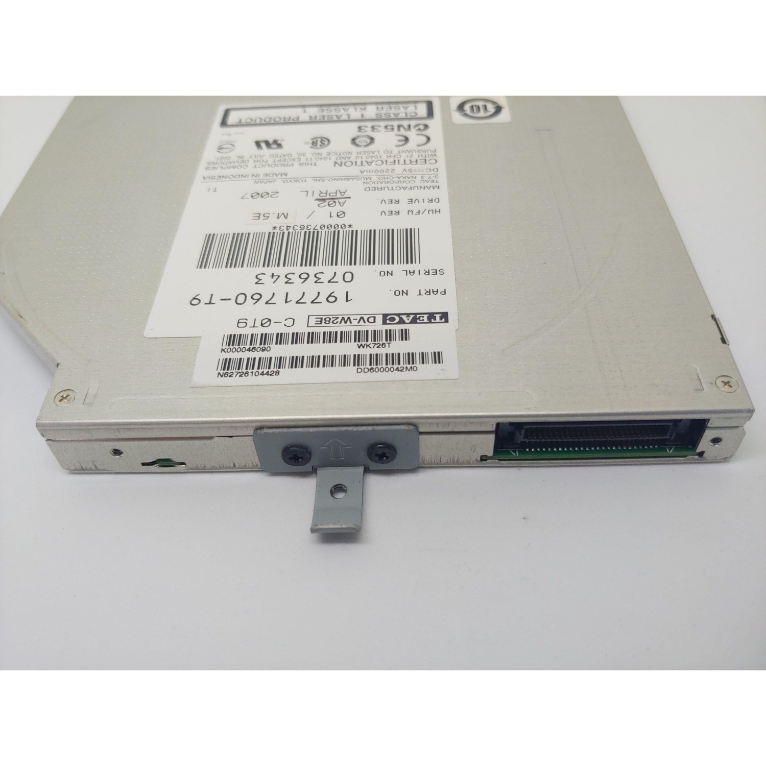Lecteur DVD RW DV-W28E C-0T9 de TEAC – Nouveau lecteur optique pour ordinateurs portatifs