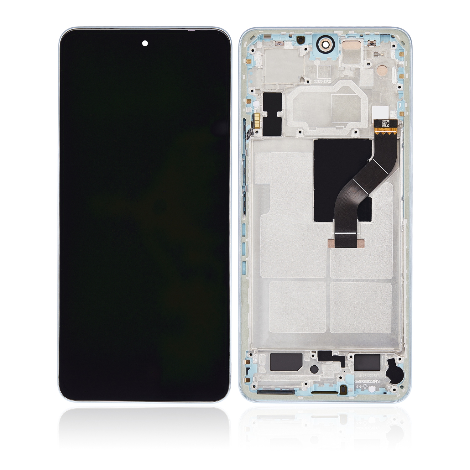 Refurbished (Excellent) - OLED Assembly With Frame Compatible With Xiaomi 12 Lite (Lite Green)