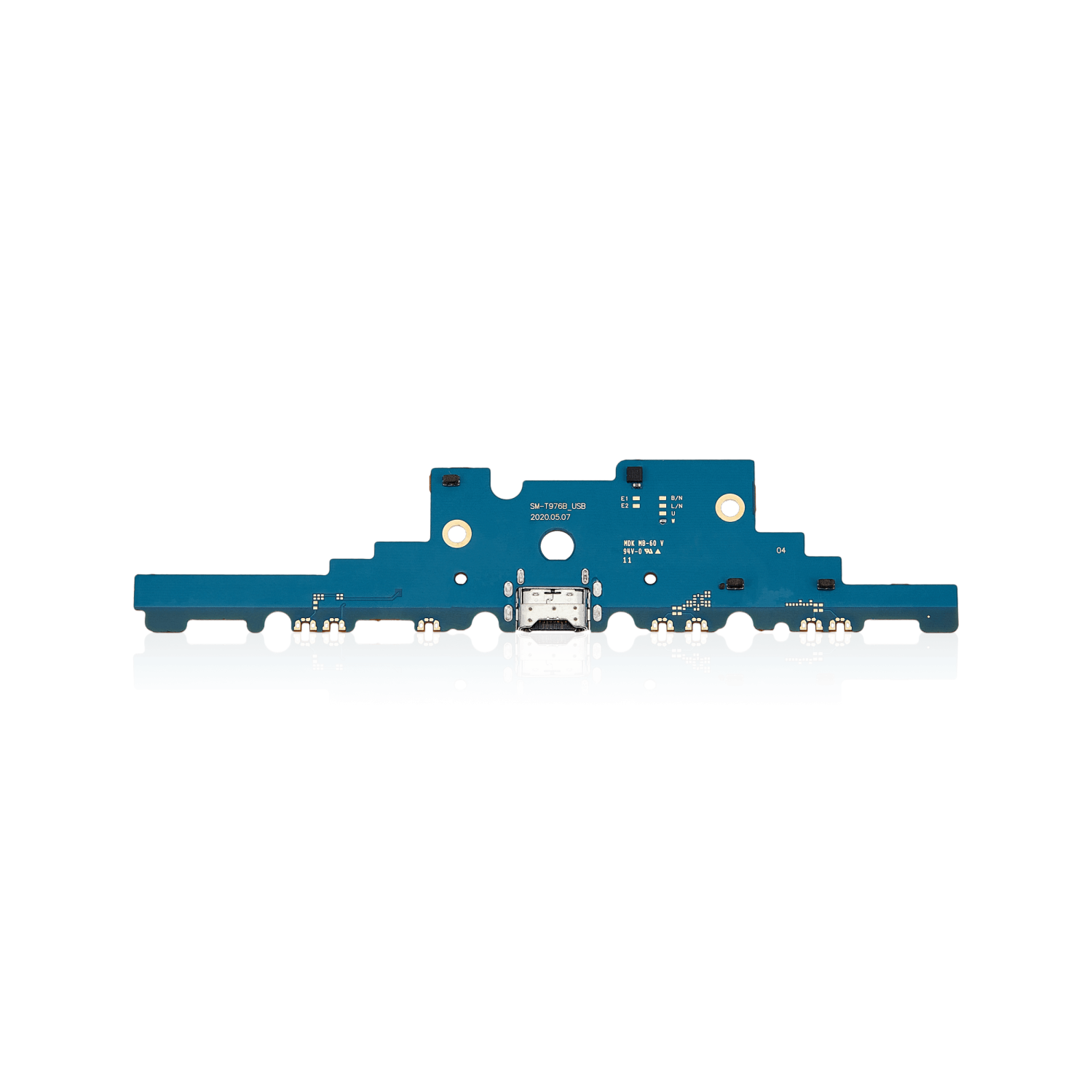 Carte de port de chargement de rechange compatible avec la Galaxy Tab S7 plus de 12,4 po de Samsung (T970/T975/T976) (version LTE)