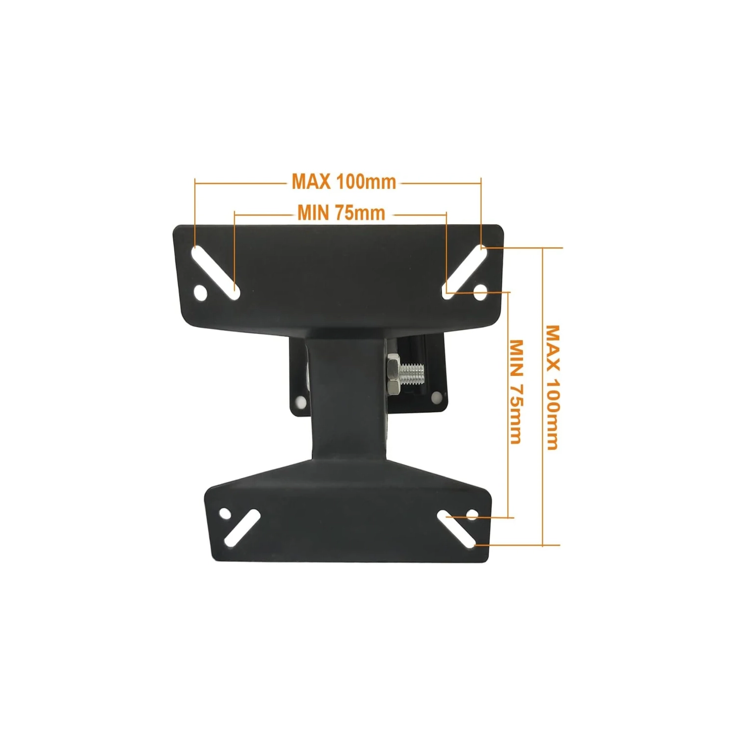 Support mural pour petit moniteur de téléviseur - inclinable et pivotant, convient aux écrans ACL à écran plat à DEL de 14-24 po