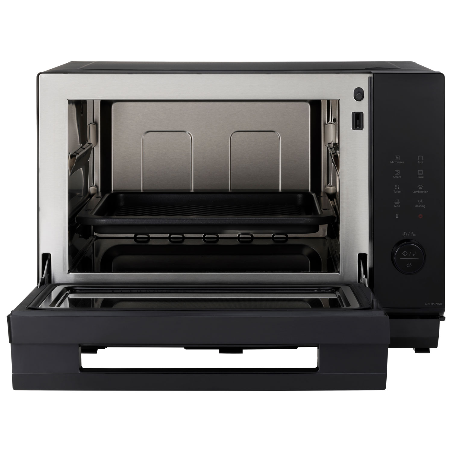 Panasonic 1 Cu. Ft. Combination Convection Microwave - Black