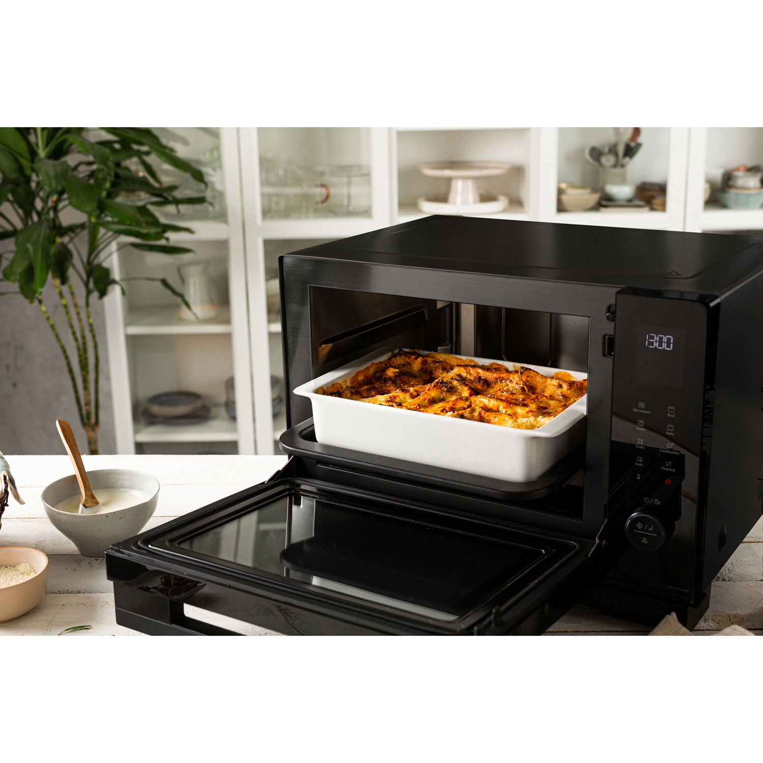 Panasonic 1 Cu. Ft. Combination Convection Microwave - Black