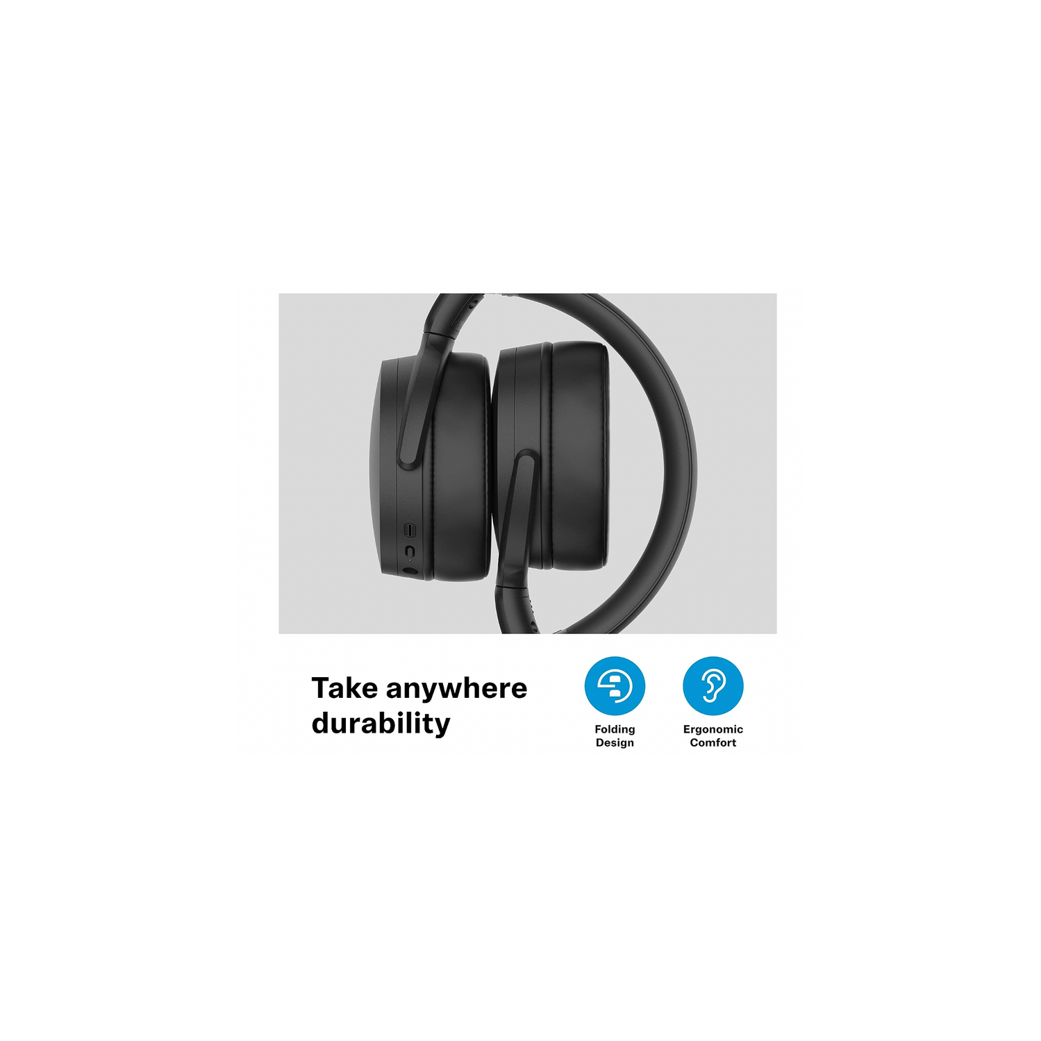 Casque d'écoute sans fil Bluetooth 5,0 HD 450BT de Remis à neuf avec suppression active du bruit - autonomie de 30 heures